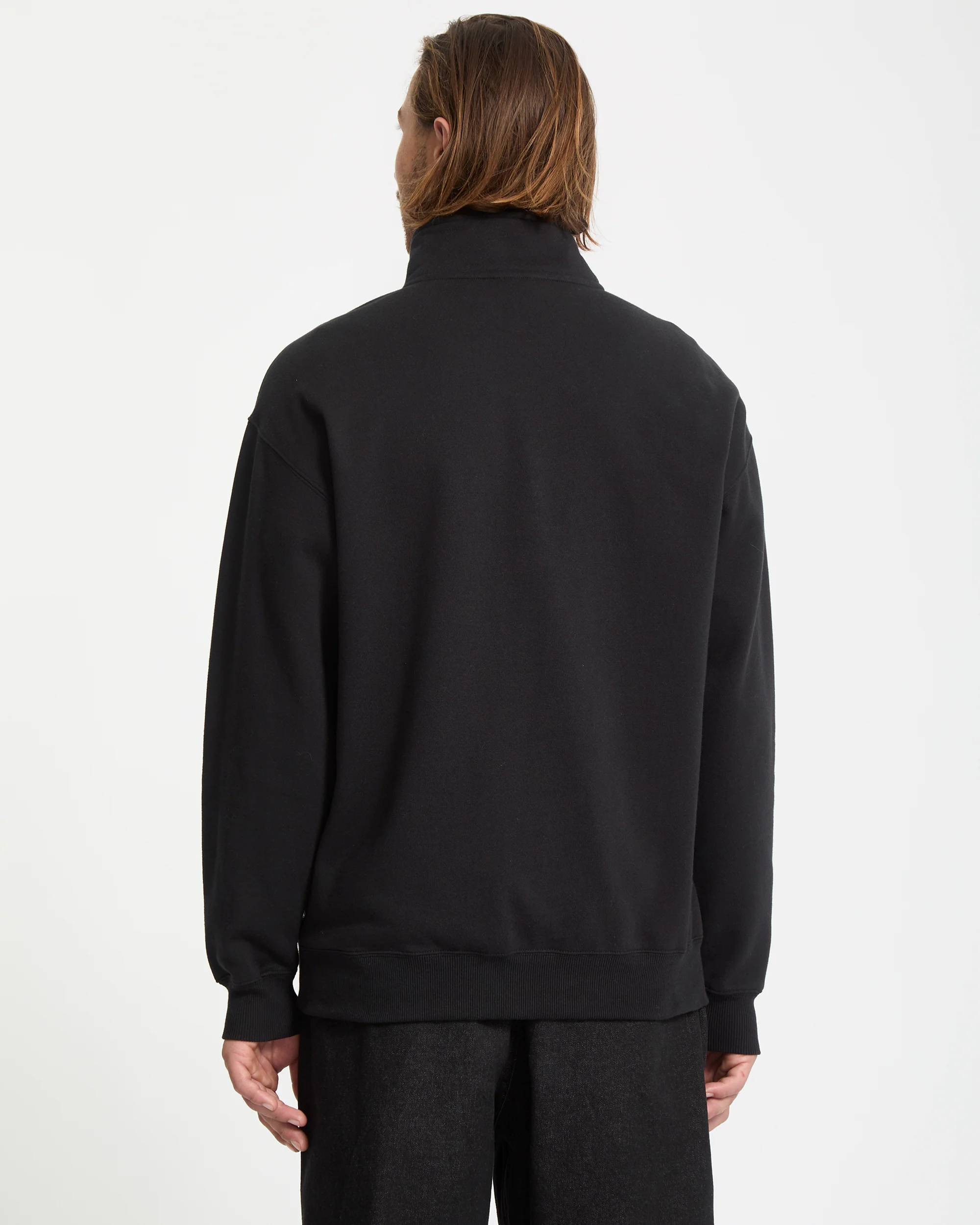 Single Stone Zip Sweatshirt - Black - Image 2