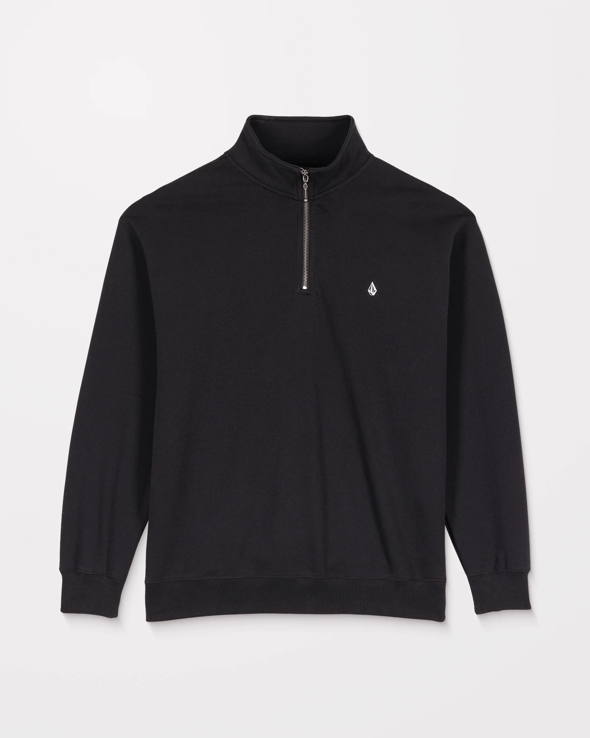 Single Stone Zip Sweatshirt - Black - Image 8