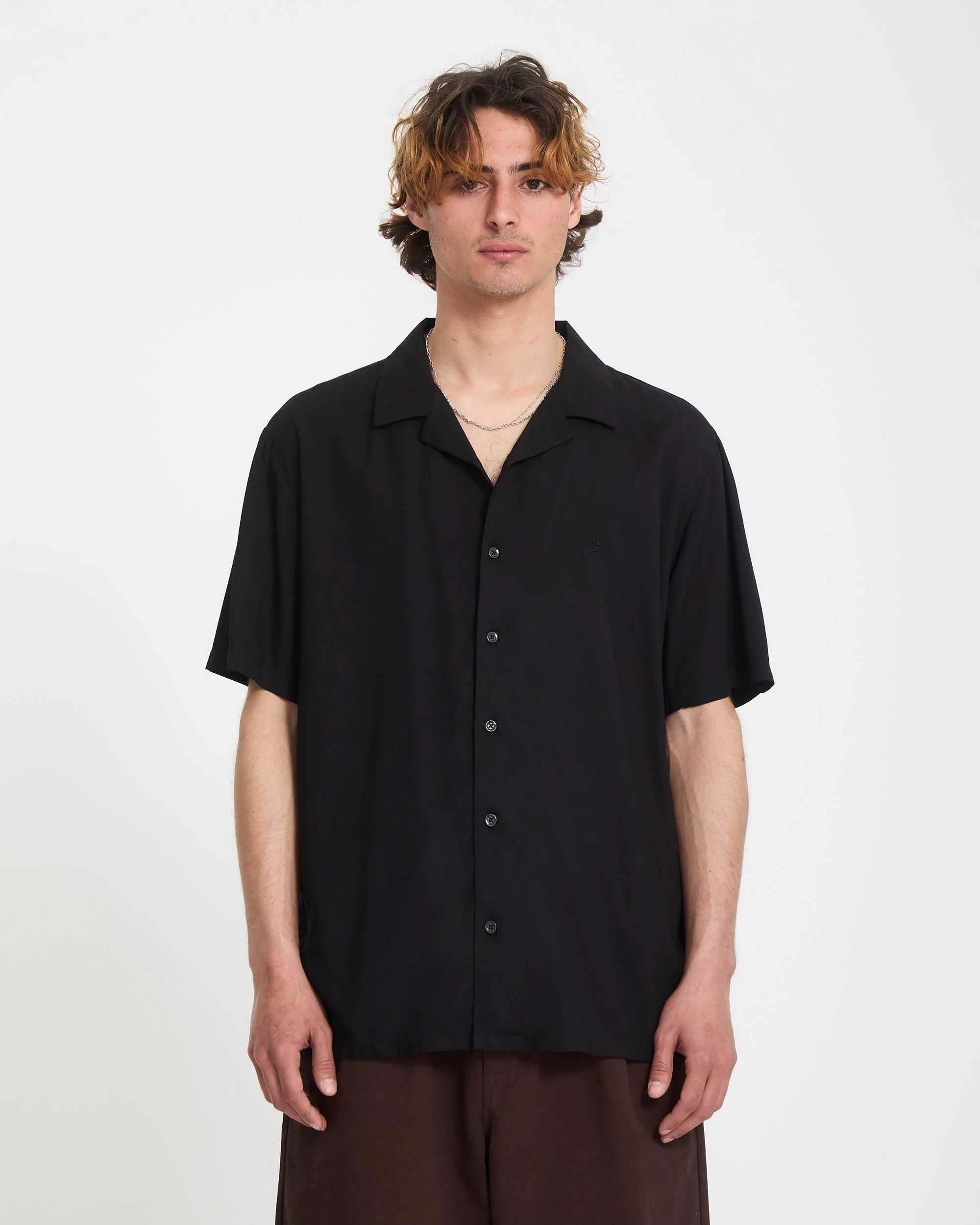 Single Stone Shirt - Gloss Black - Image 3
