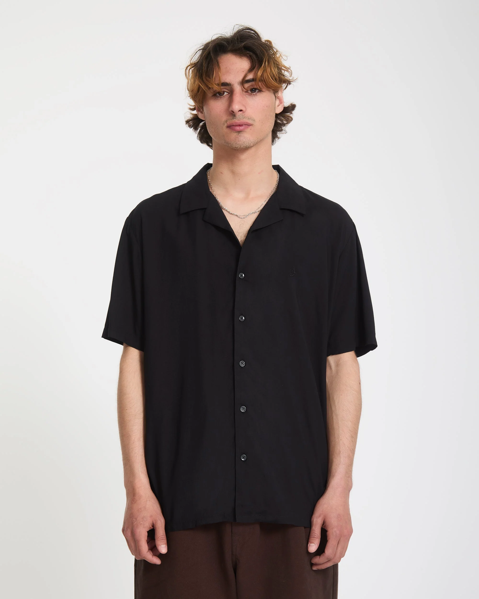 Single Stone Shirt - Gloss Black - Image 7