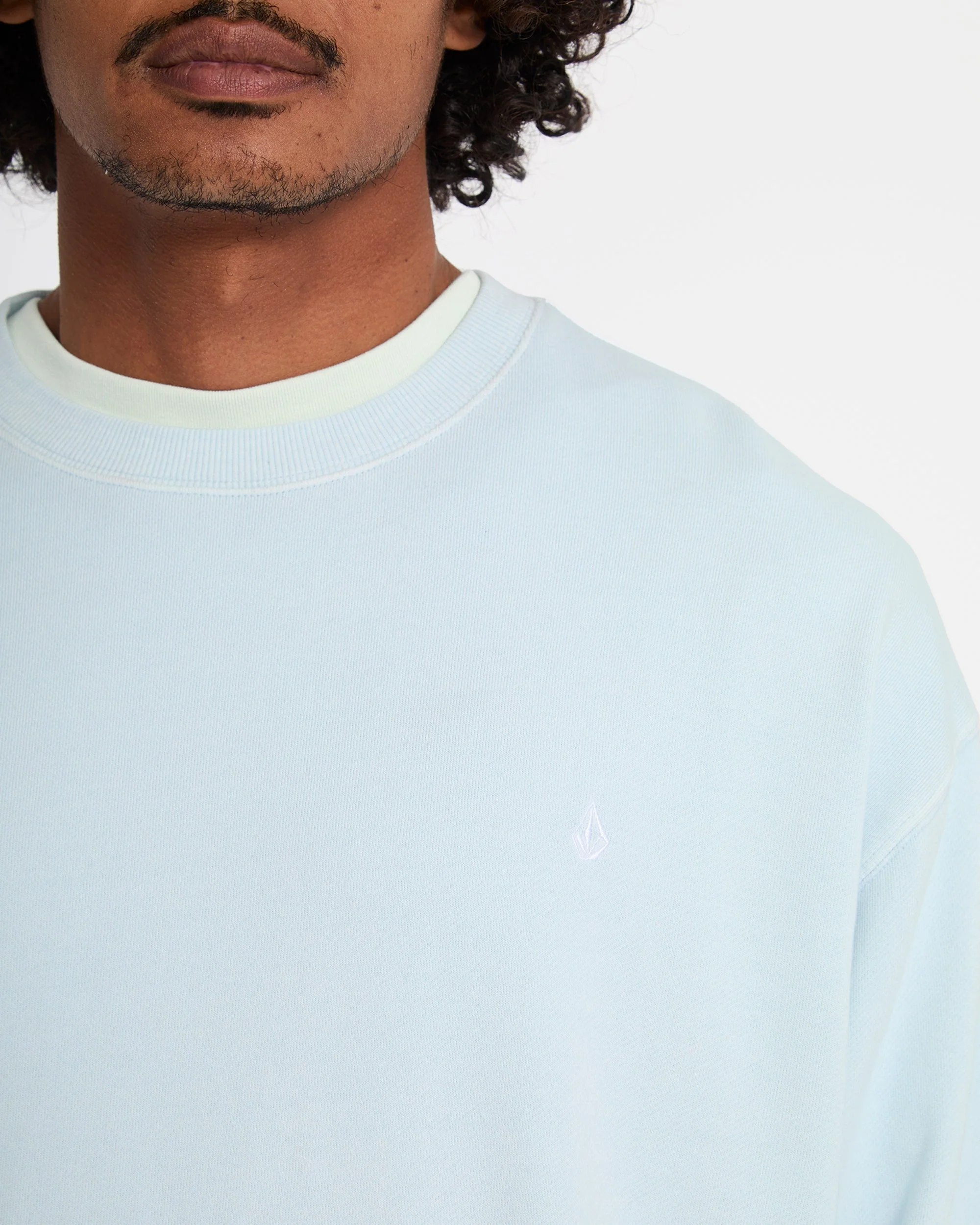 Single Stone Sweatshirt - Light Blue Acid - Image 6
