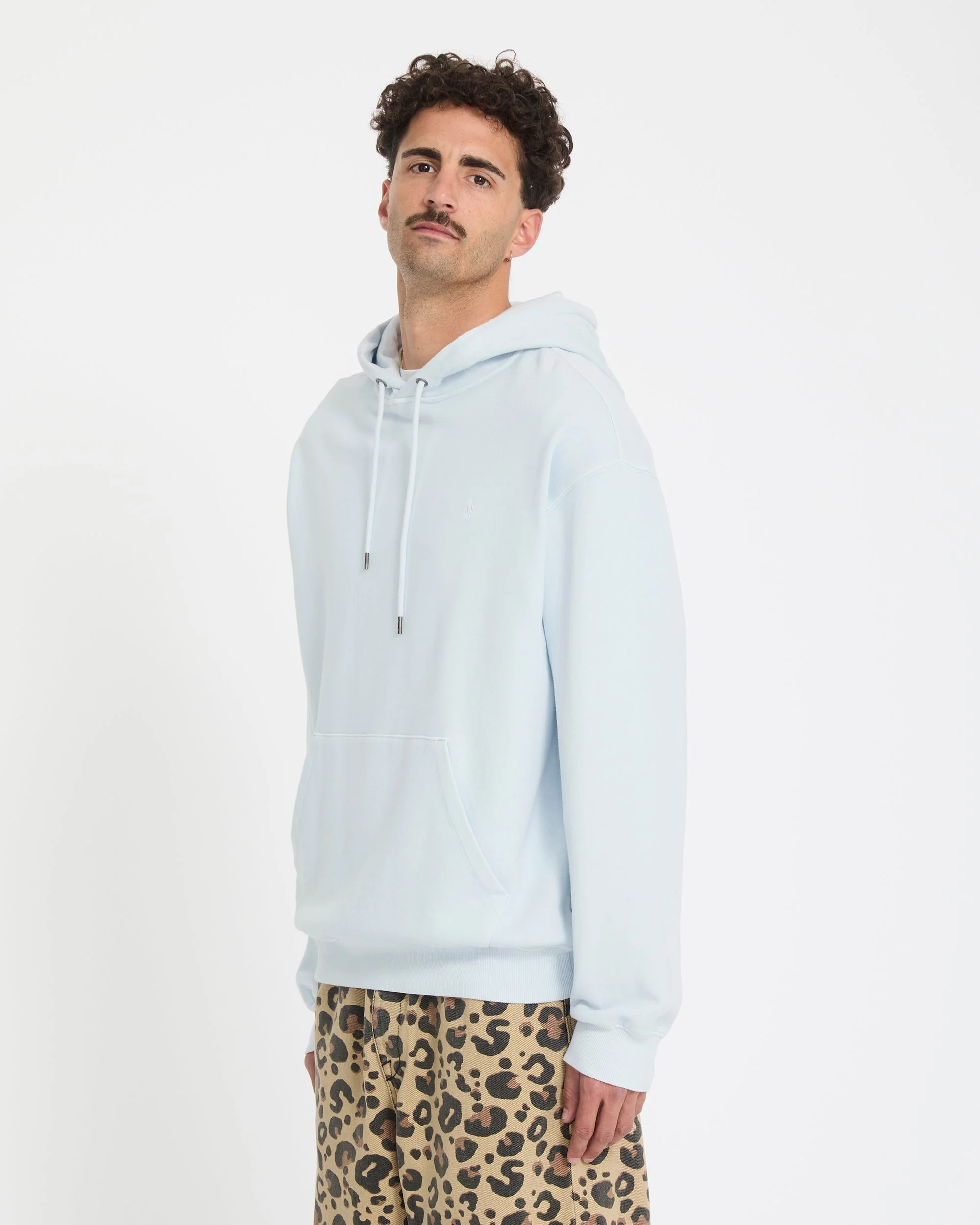 Single Stone Hoodie - Light Blue Acid - Image 3