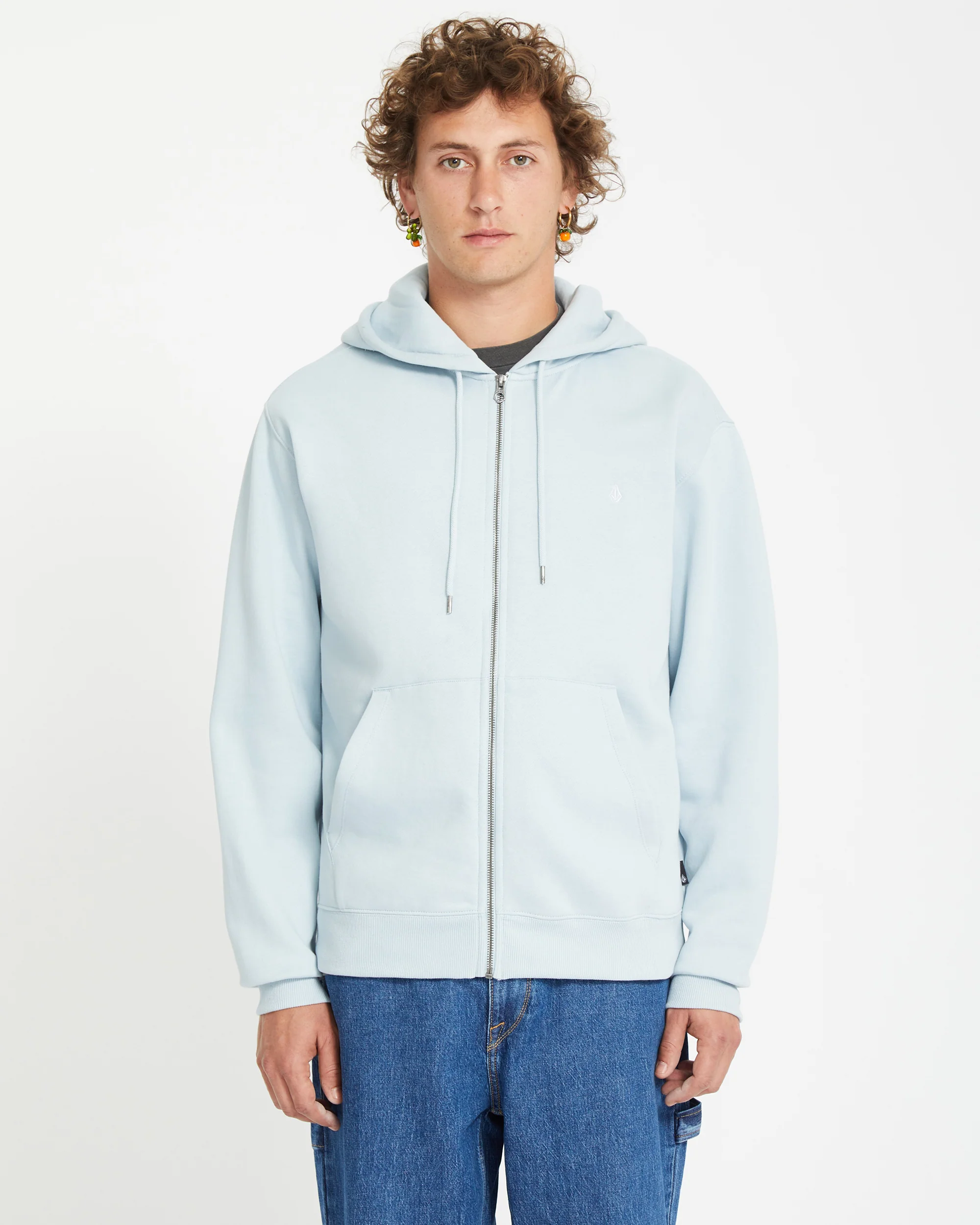 Single Stone Full Zip Hoodie - CAROLINA BLUE