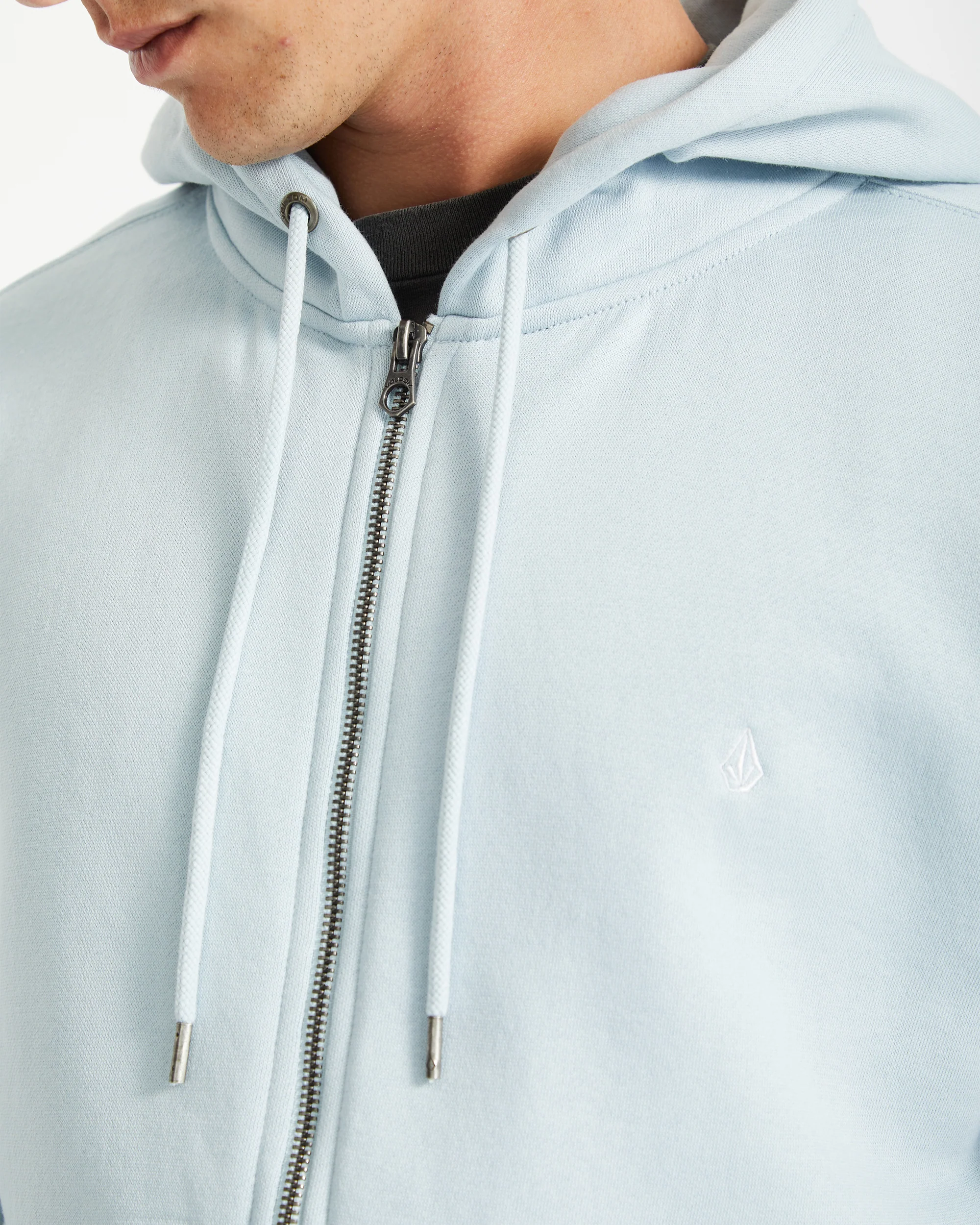 Single Stone Full Zip Hoodie - CAROLINA BLUE - Image 4