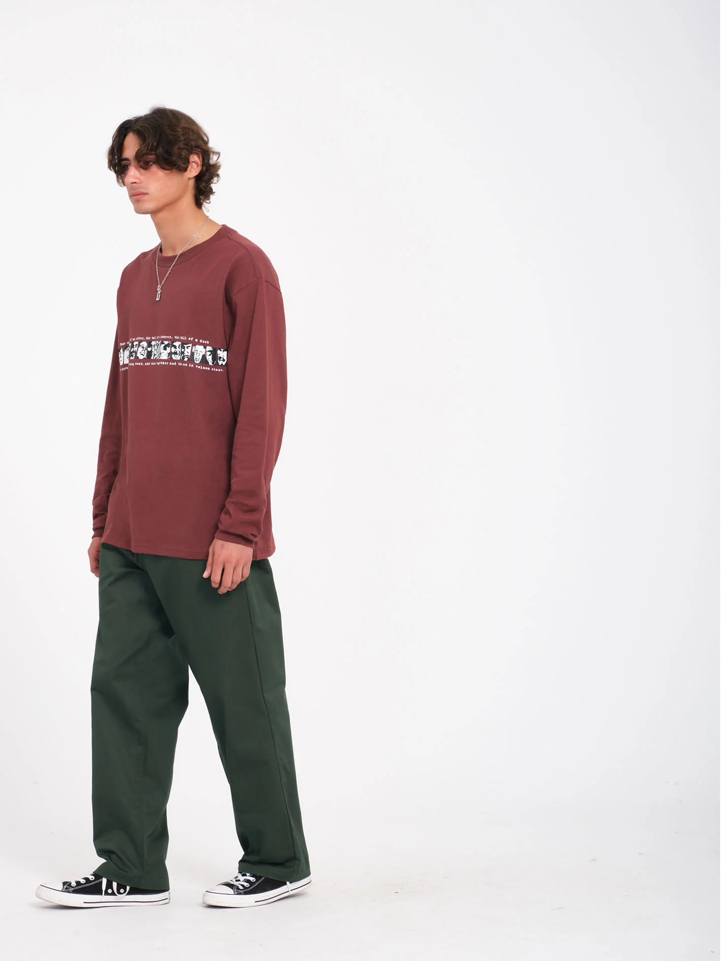 Skate Vitals Remy T-Shirt - Merlot - Image 6