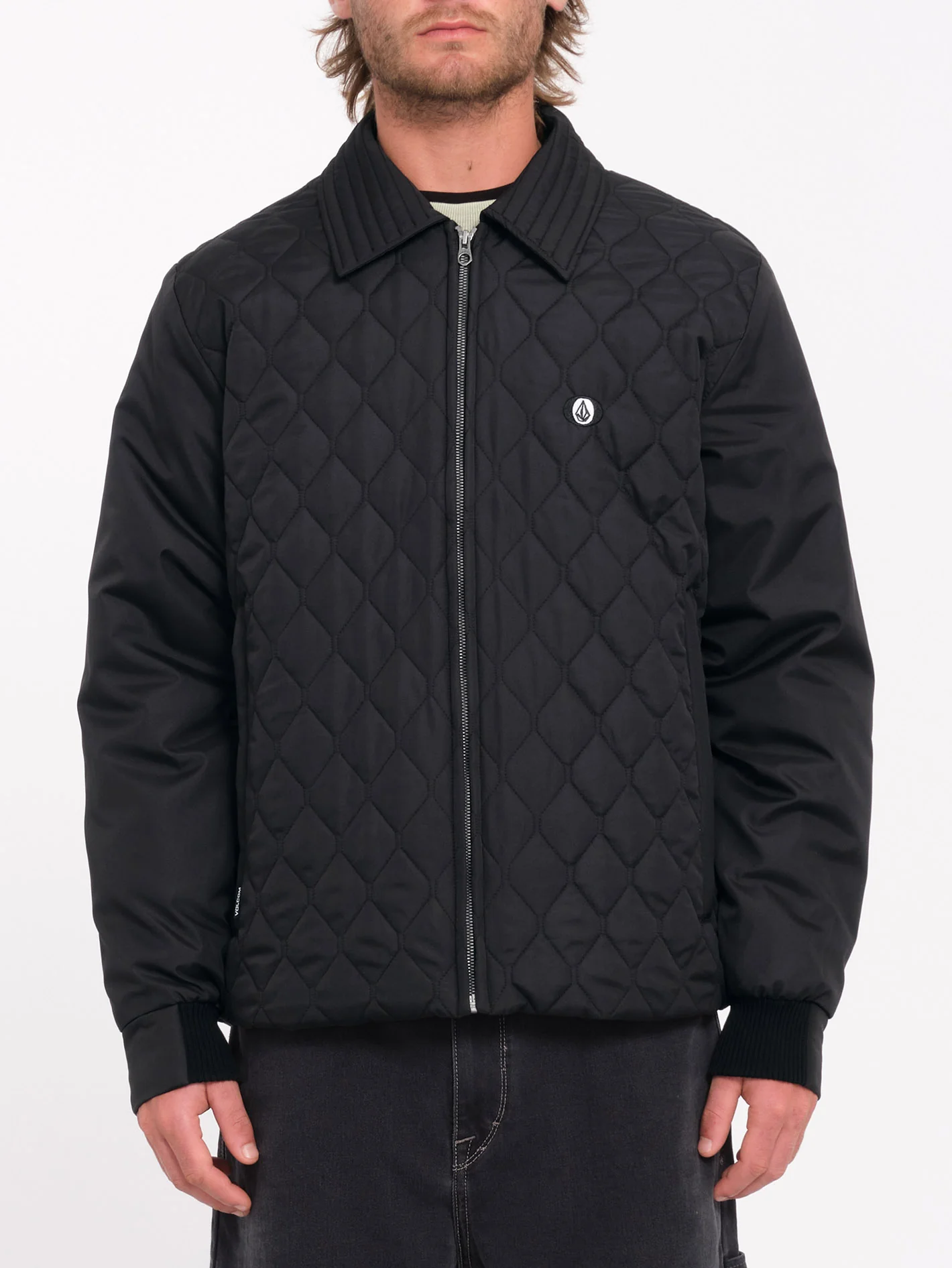 Skate Vitals Remy S Quilt Jacket - Black - Image 3