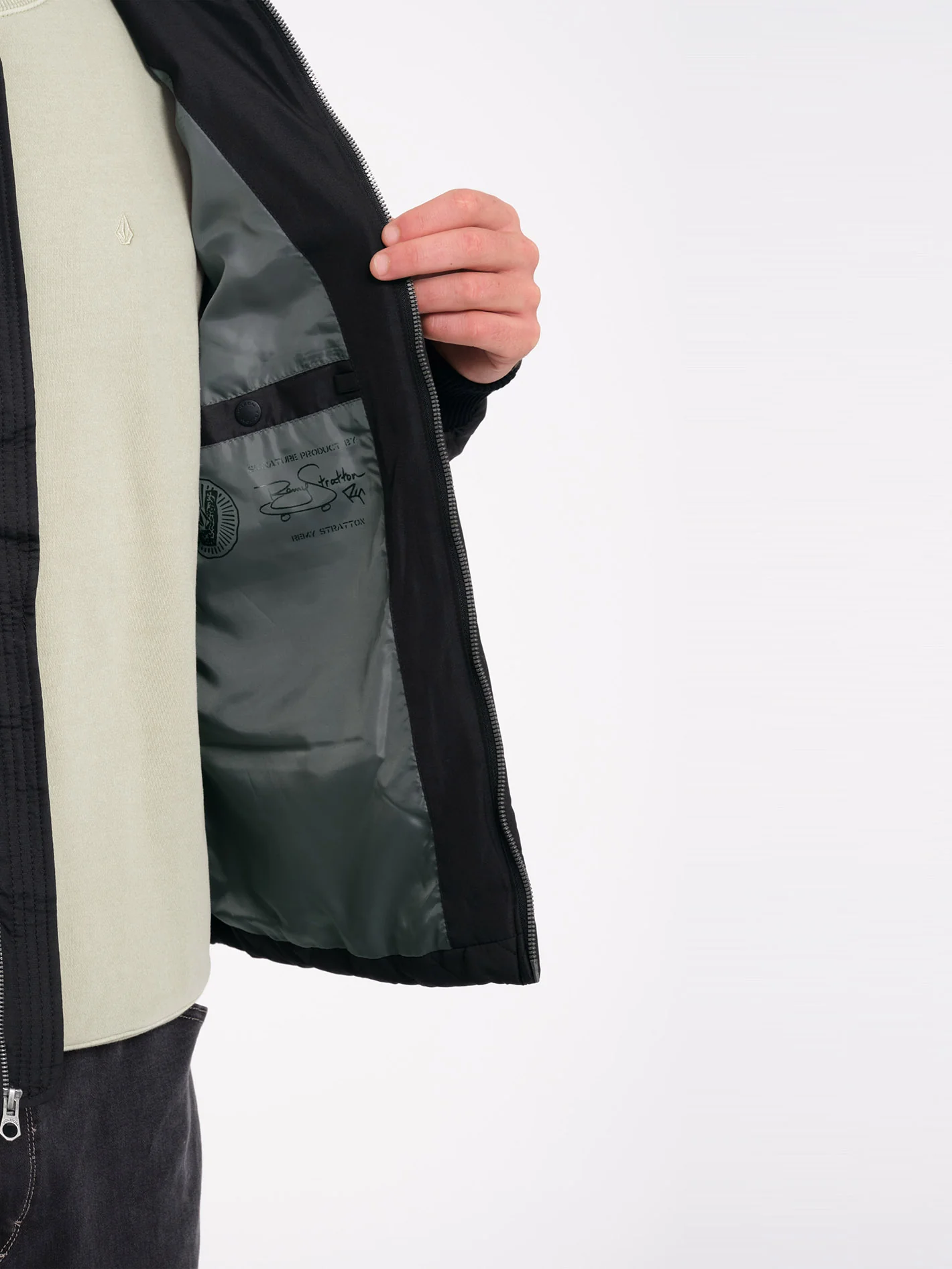 Skate Vitals Remy S Quilt Jacket - Black - Image 7