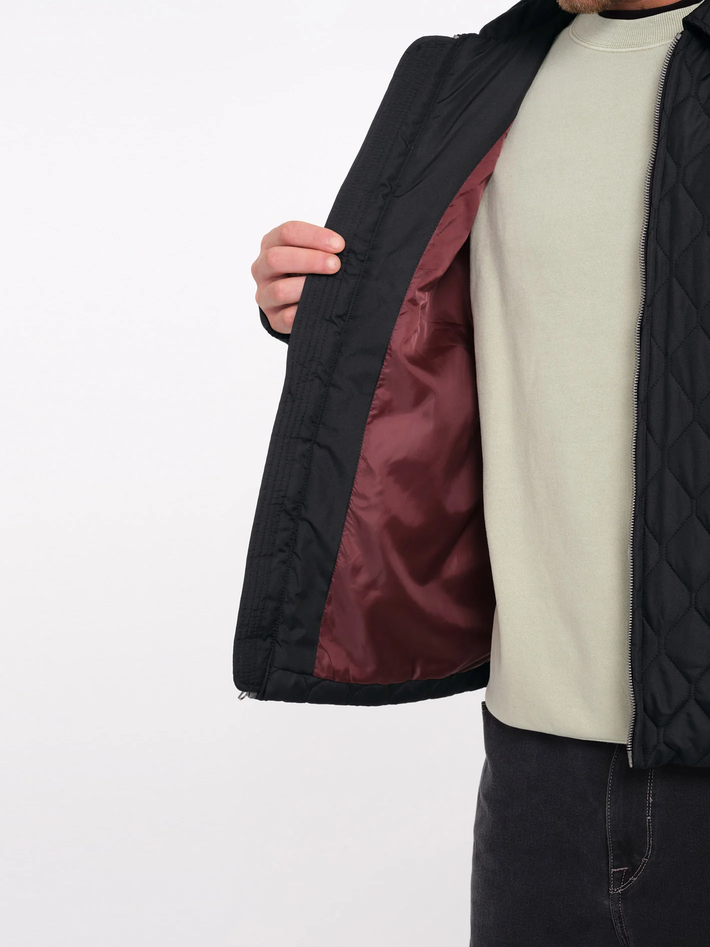 Skate Vitals Remy S Quilt Jacket - Black - Image 9