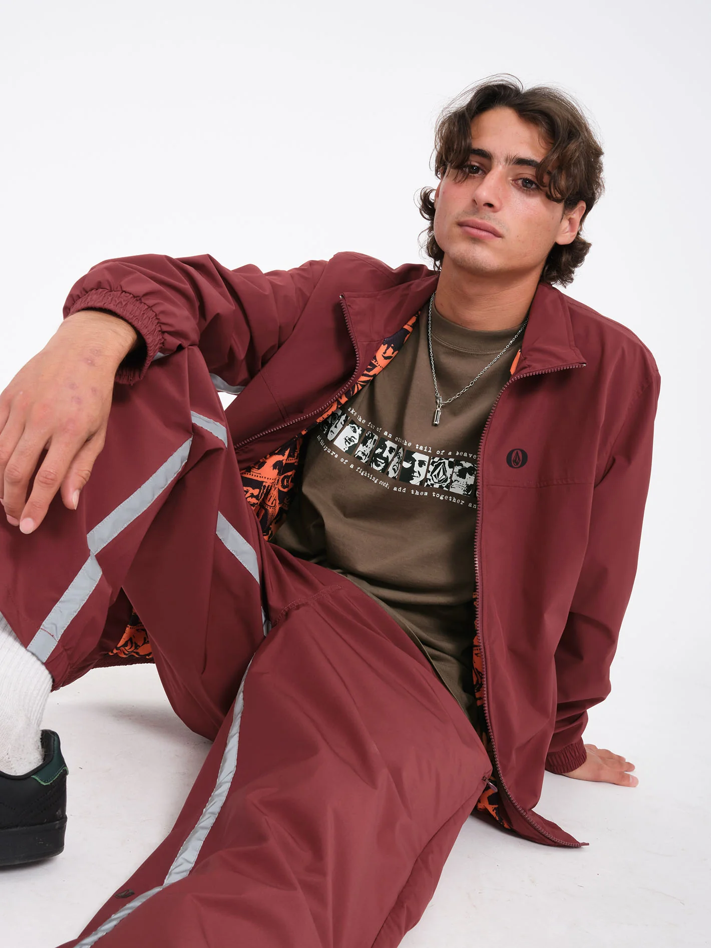 Skate Vitals Remy S Track Jacket - Merlot - Image 7
