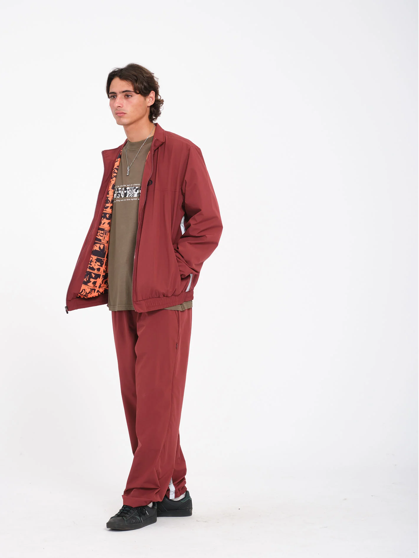 Skate Vitals Remy S Track Jacket - Merlot - Image 8