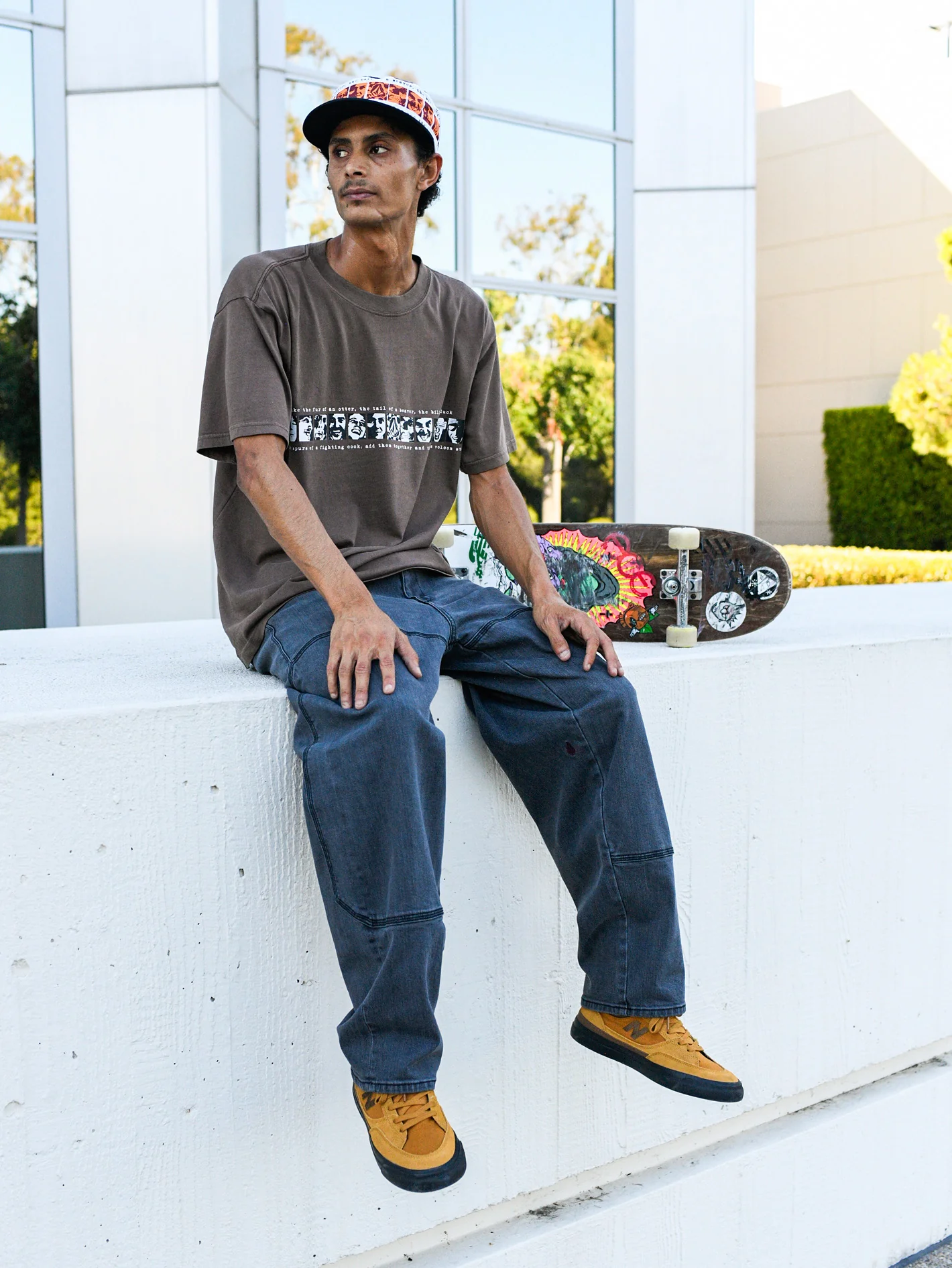 Skate Vitals Remy T-Shirt - Dark Earth - Image 3