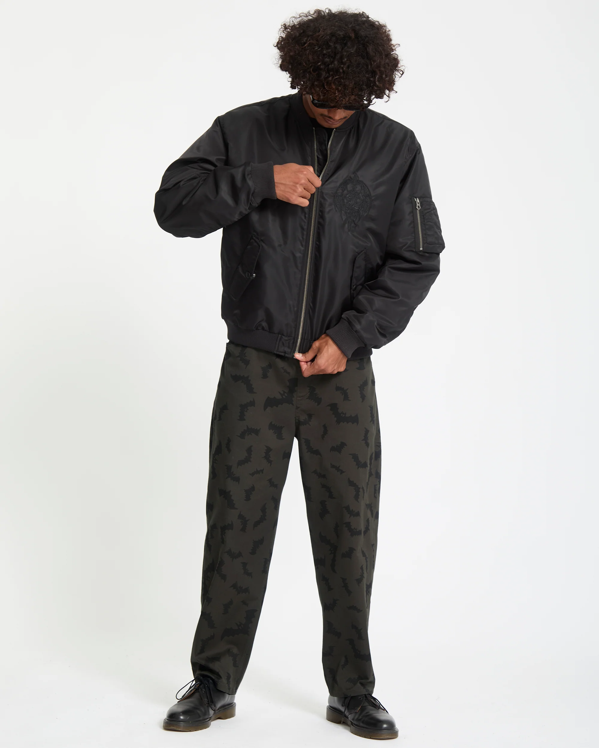 Skullarstone Bomber Jacket - Black - Image 7