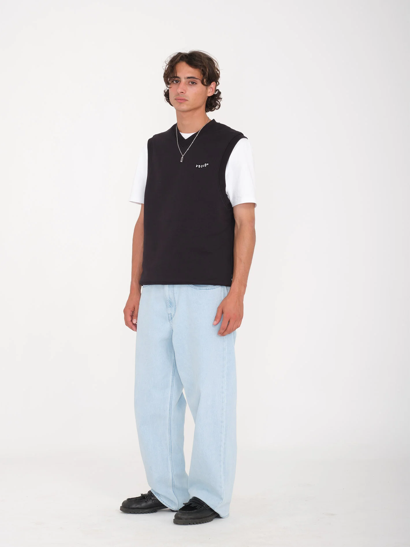 Sleeveless Sweatshirt - BLACK