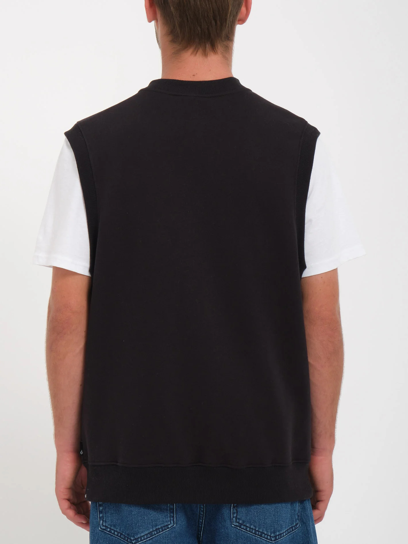 Sleeveless Sweatshirt - BLACK - Image 3