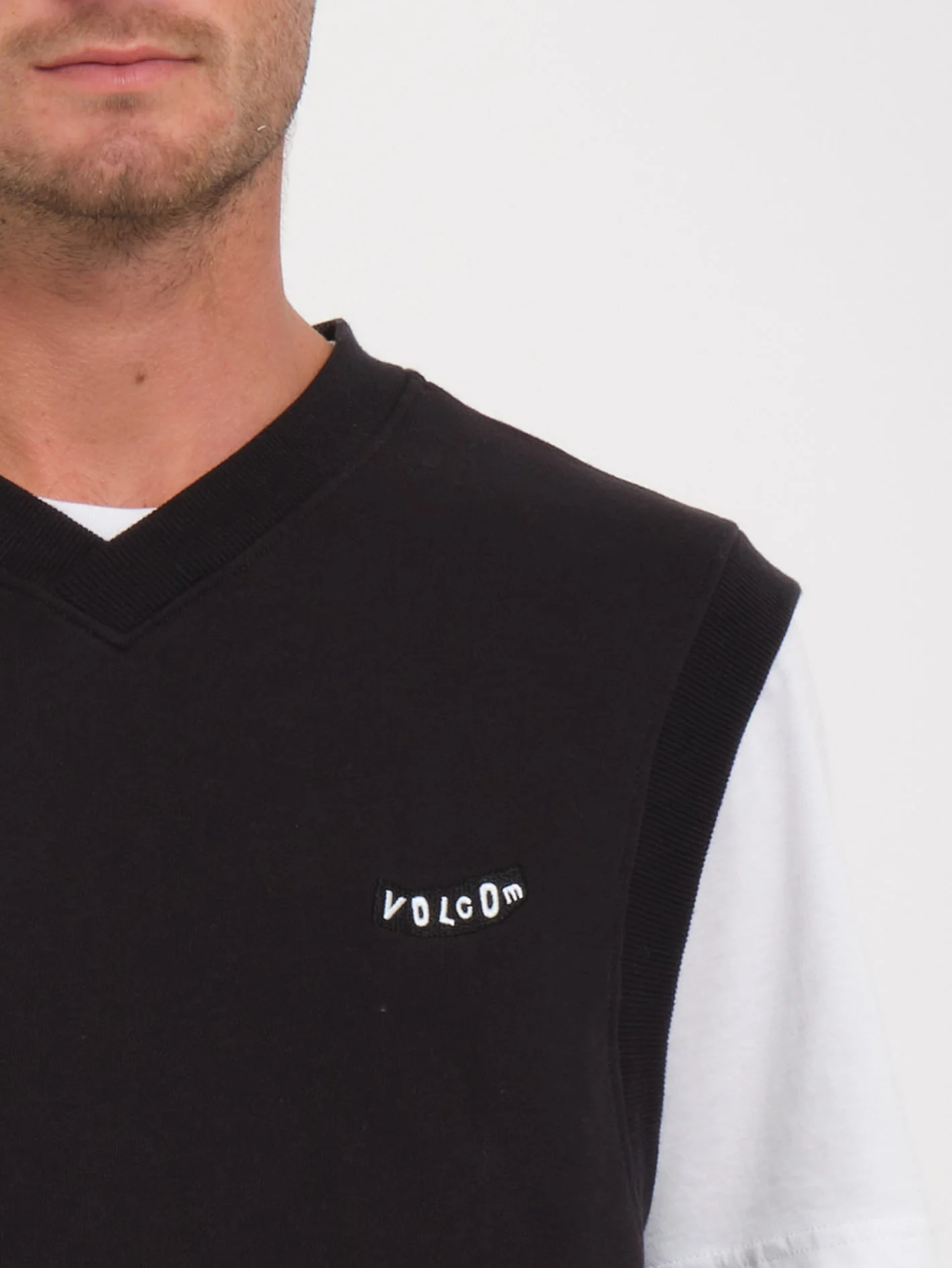 Sleeveless Sweatshirt - BLACK - Image 4