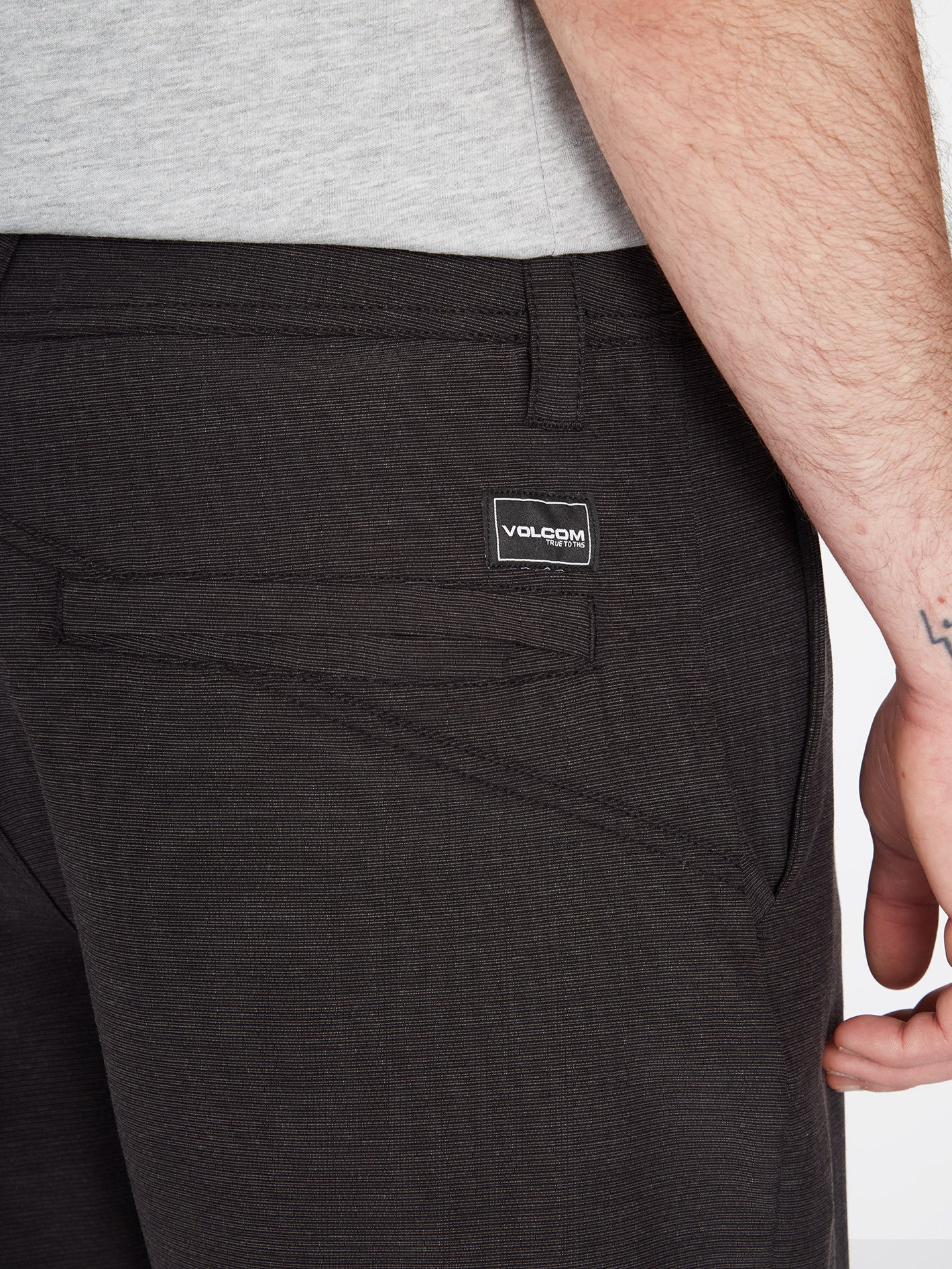 Slub Frickin Cross Shred 20" Hybrid Short - BLACK - Image 6