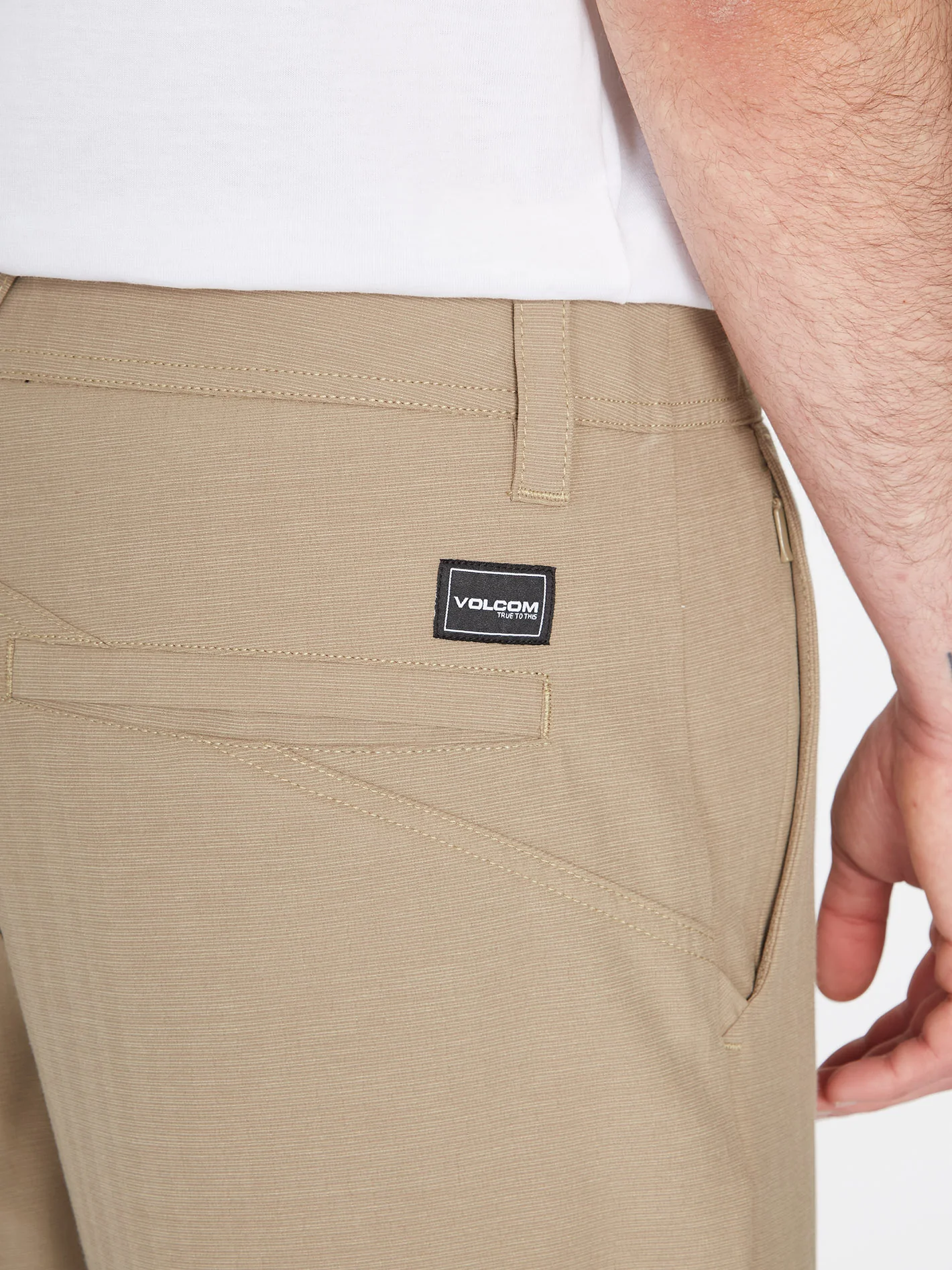 Slub Frickin Cross Shred 20" Hybrid Short - KHAKI - Image 6