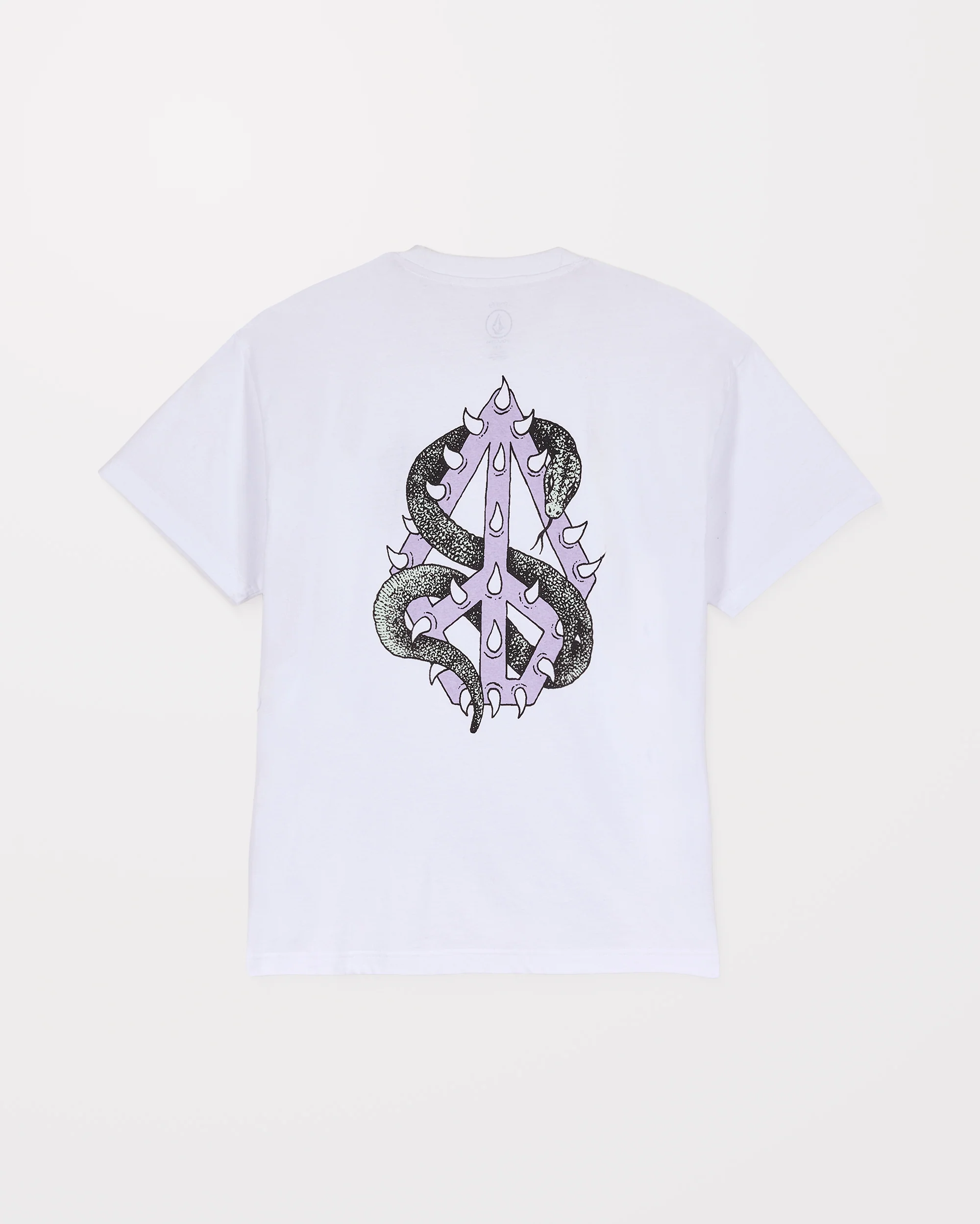 Snake Peace T-Shirt - White - Image 9