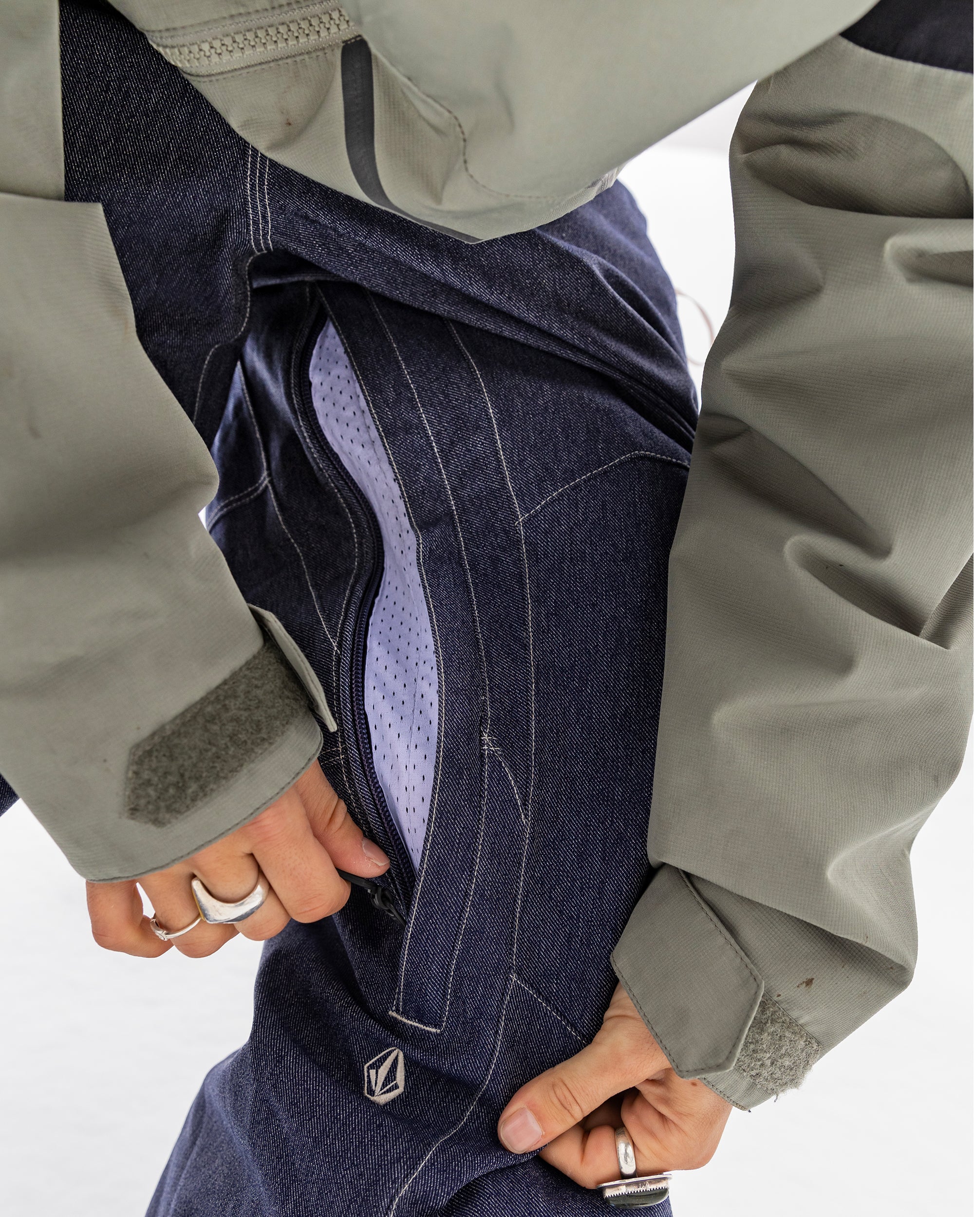 Snow Billow Trousers - Dark Denim - Image 19