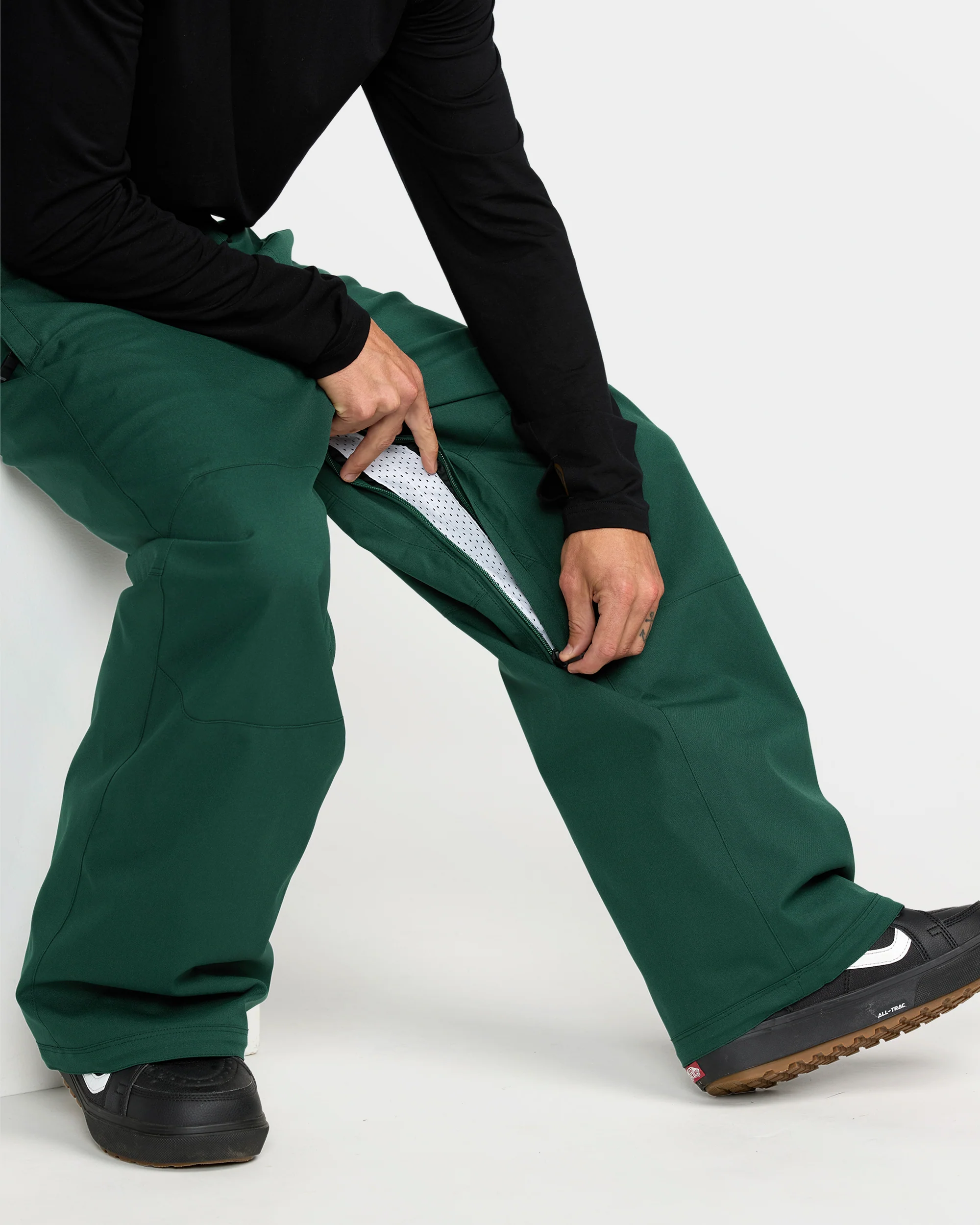 Snow Billow Trousers - Black Green - Image 5