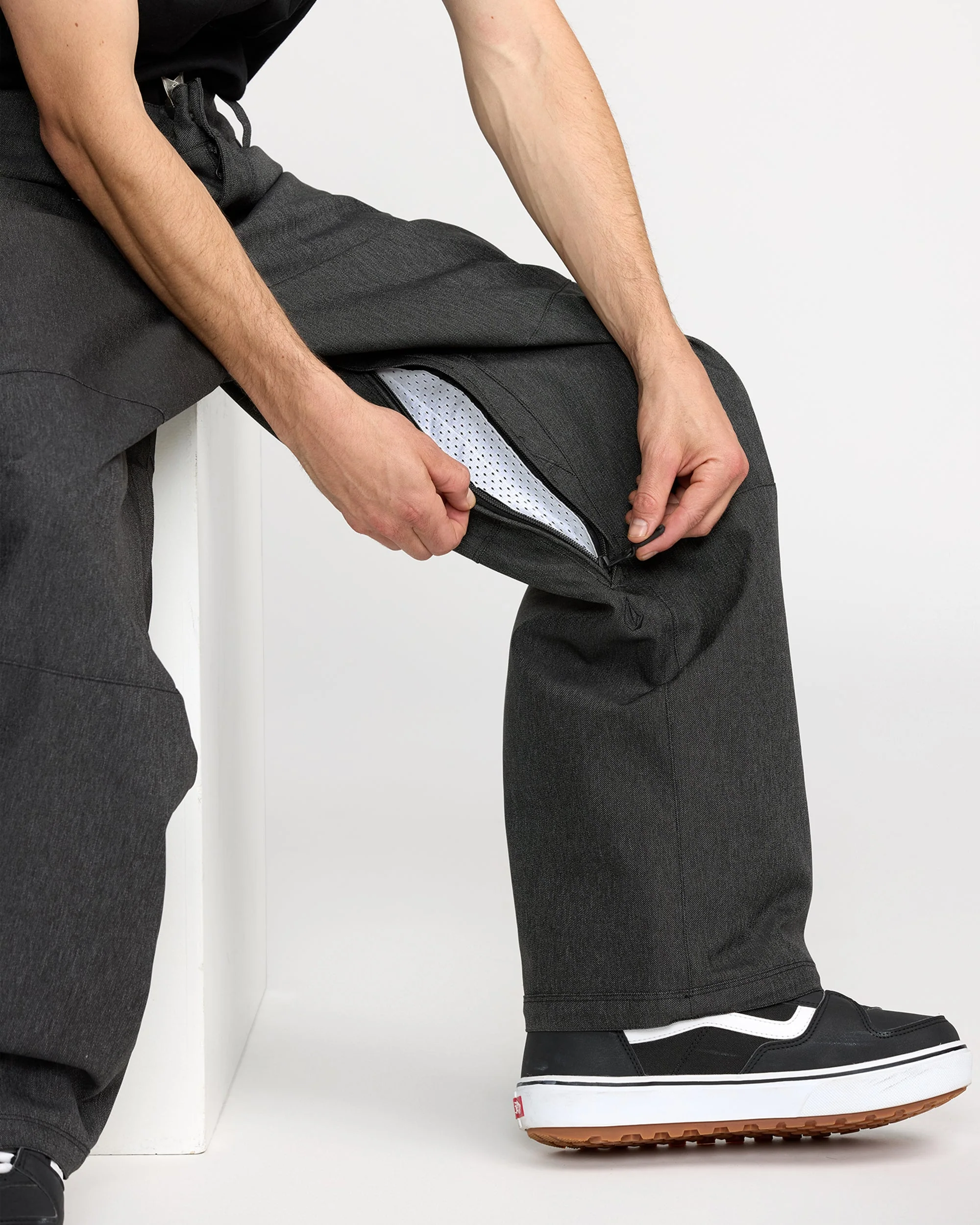 Snow Billow Trousers - Black Denim - Image 4