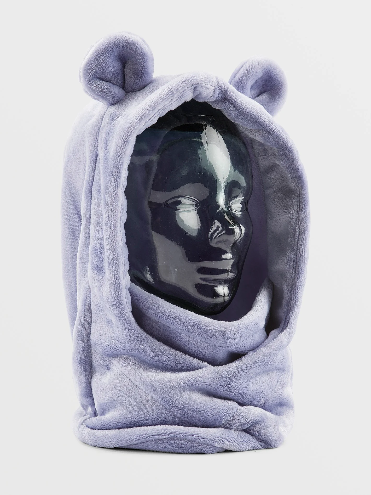Snow Fur Creature Hood - LILAC ASH - (KIDS)