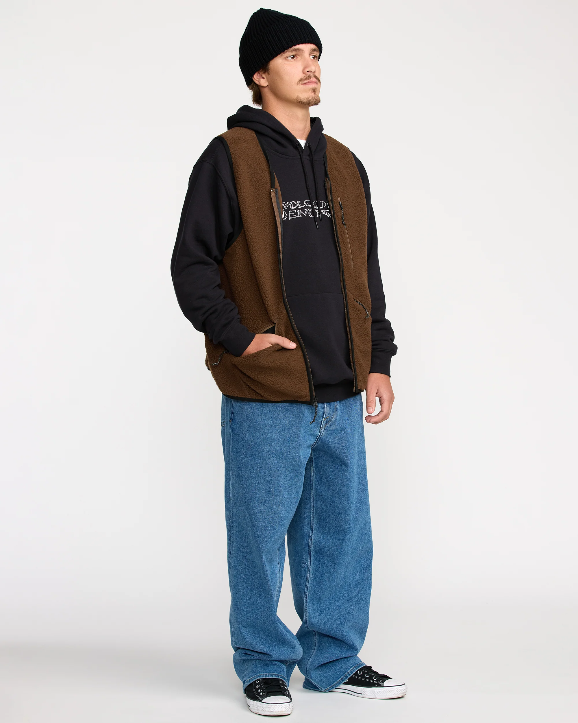 Snowdrift Vest - Brown - Image 3
