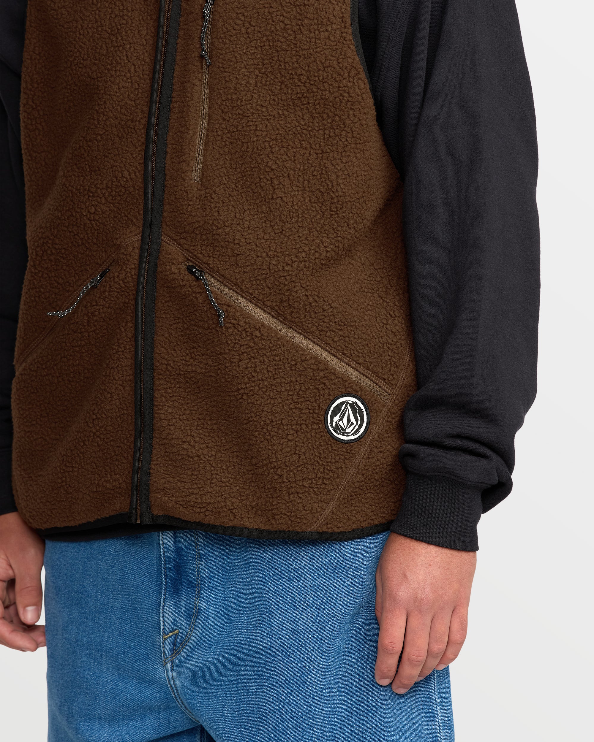 Snowdrift Vest - Brown - Image 5