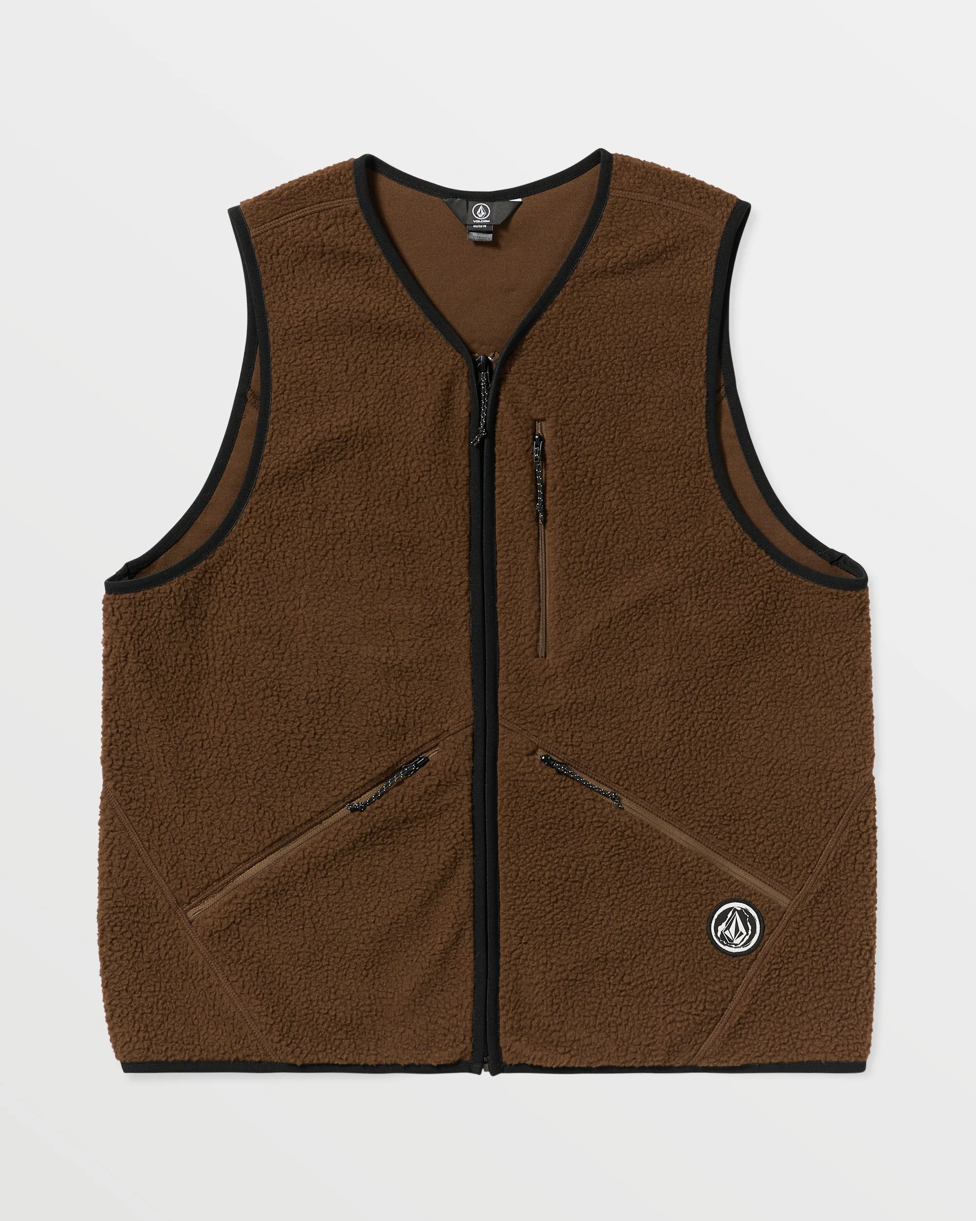 Snowdrift Vest - Brown - Image 7