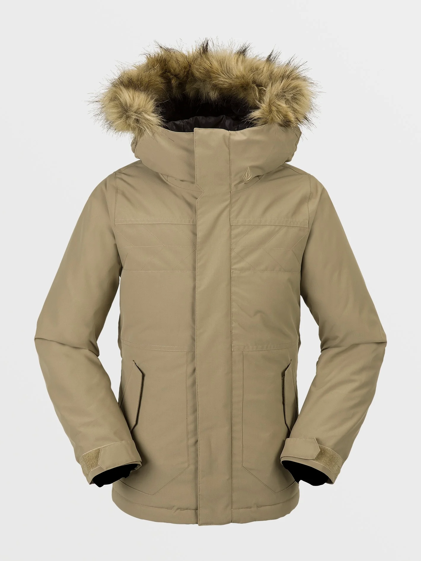 So Minty Insulated Jacket - DARK KHAKI - (KIDS)