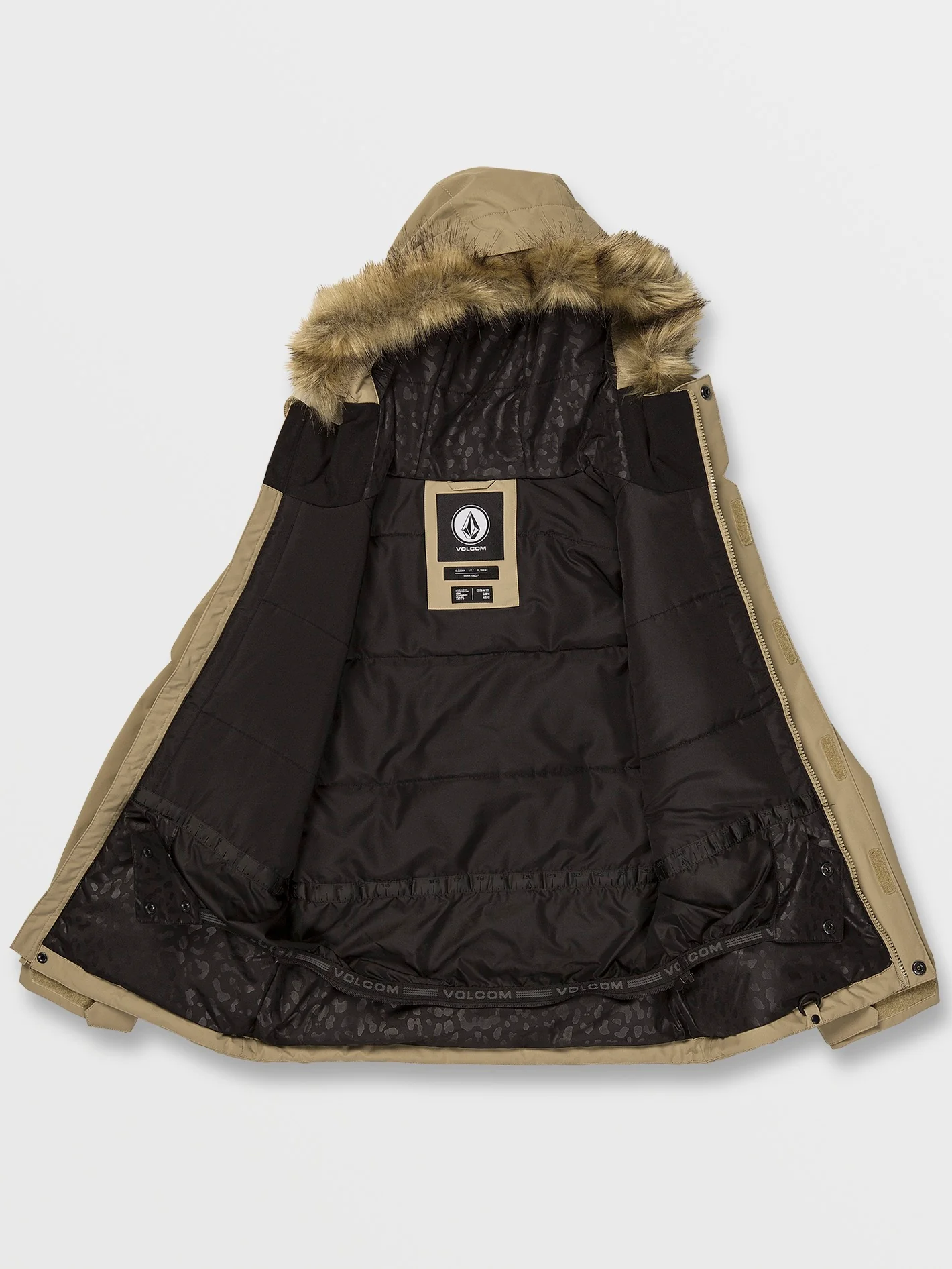 So Minty Insulated Jacket - DARK KHAKI - (KIDS) - Image 3