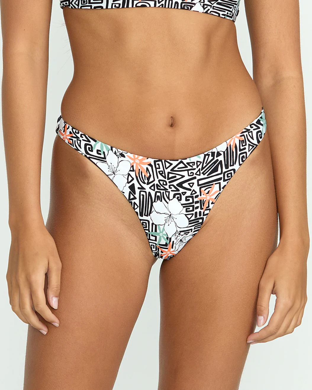 Sol Rebel Tiny Bikini Bottom - Black - Image 2