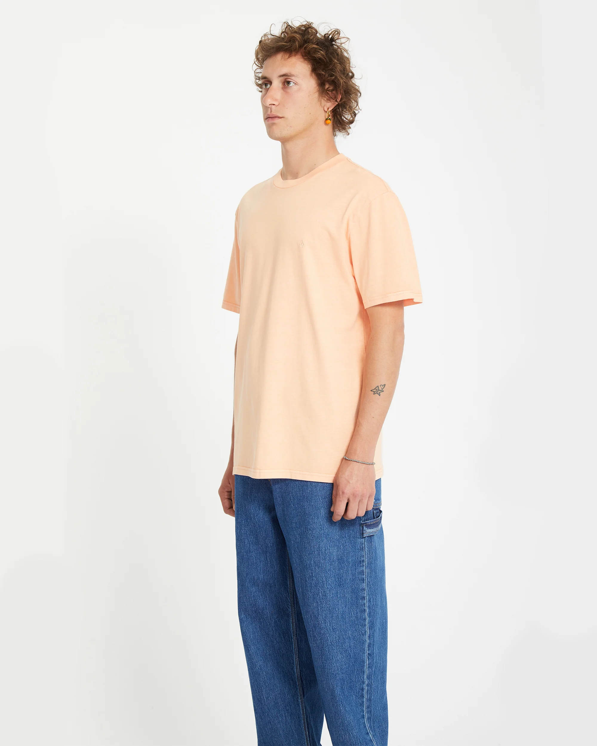 Solid Stone T-shirt - PALE PEACH - Image 3