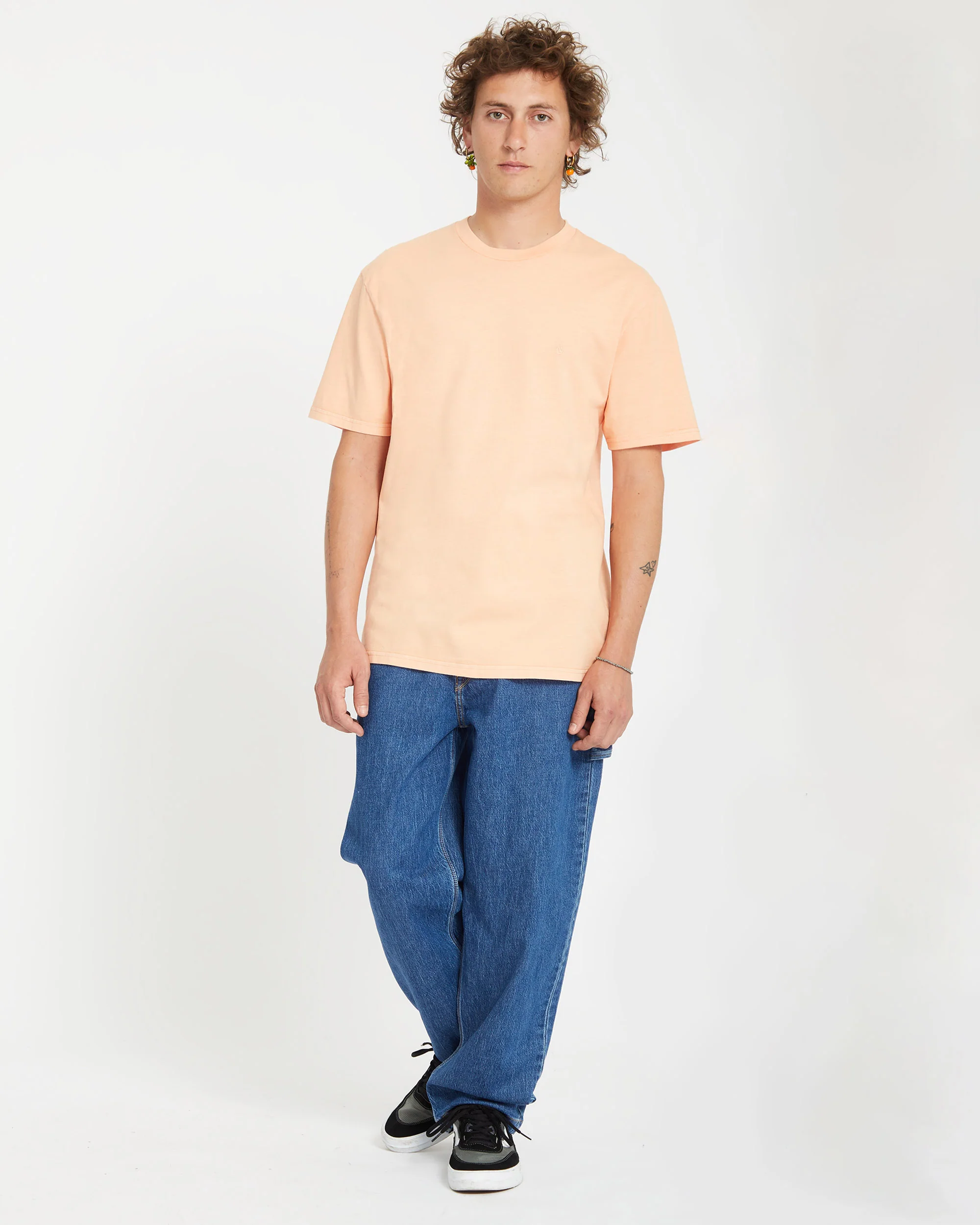 Solid Stone T-shirt - PALE PEACH - Image 4