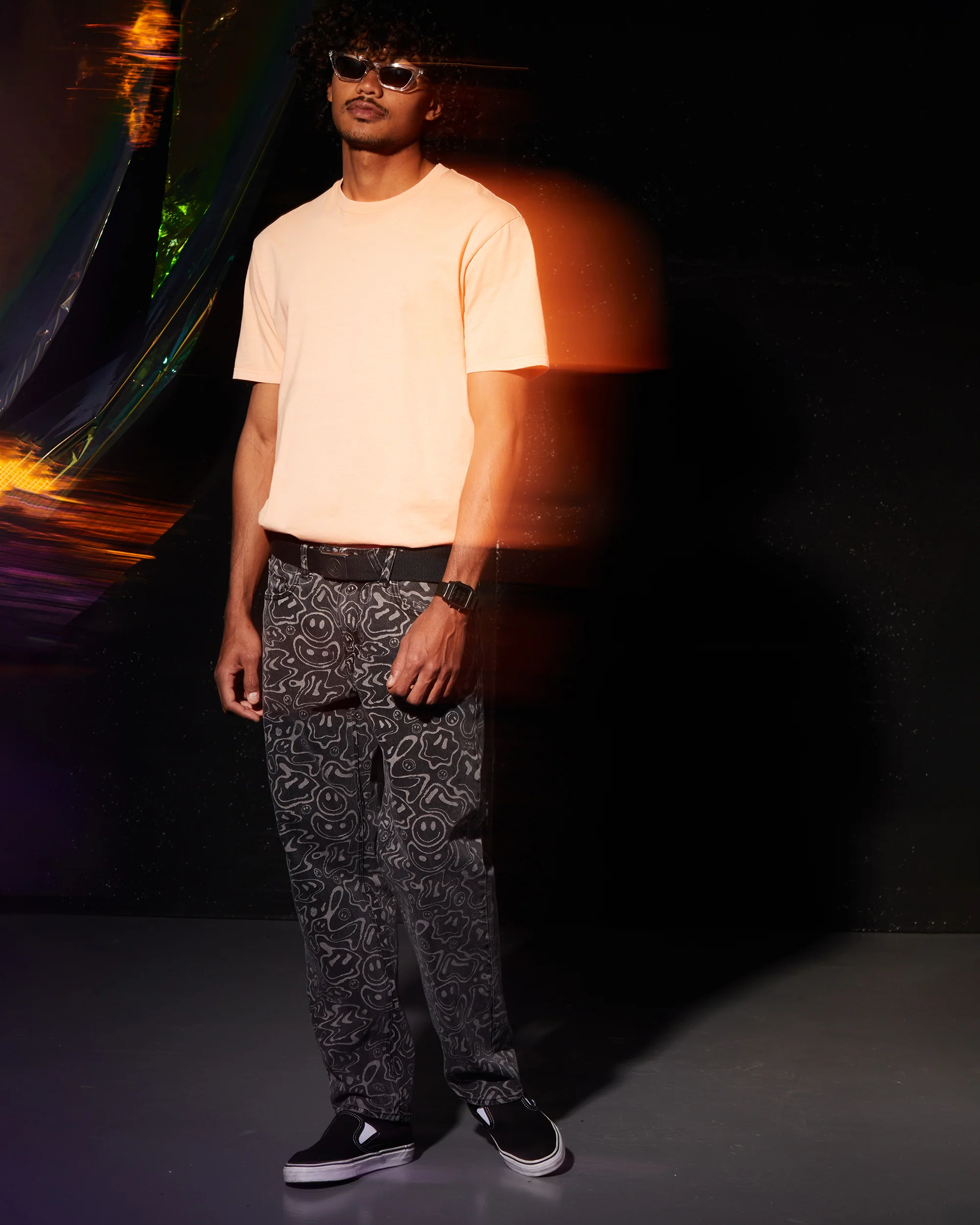 Solid Stone T-shirt - PALE PEACH - Image 5