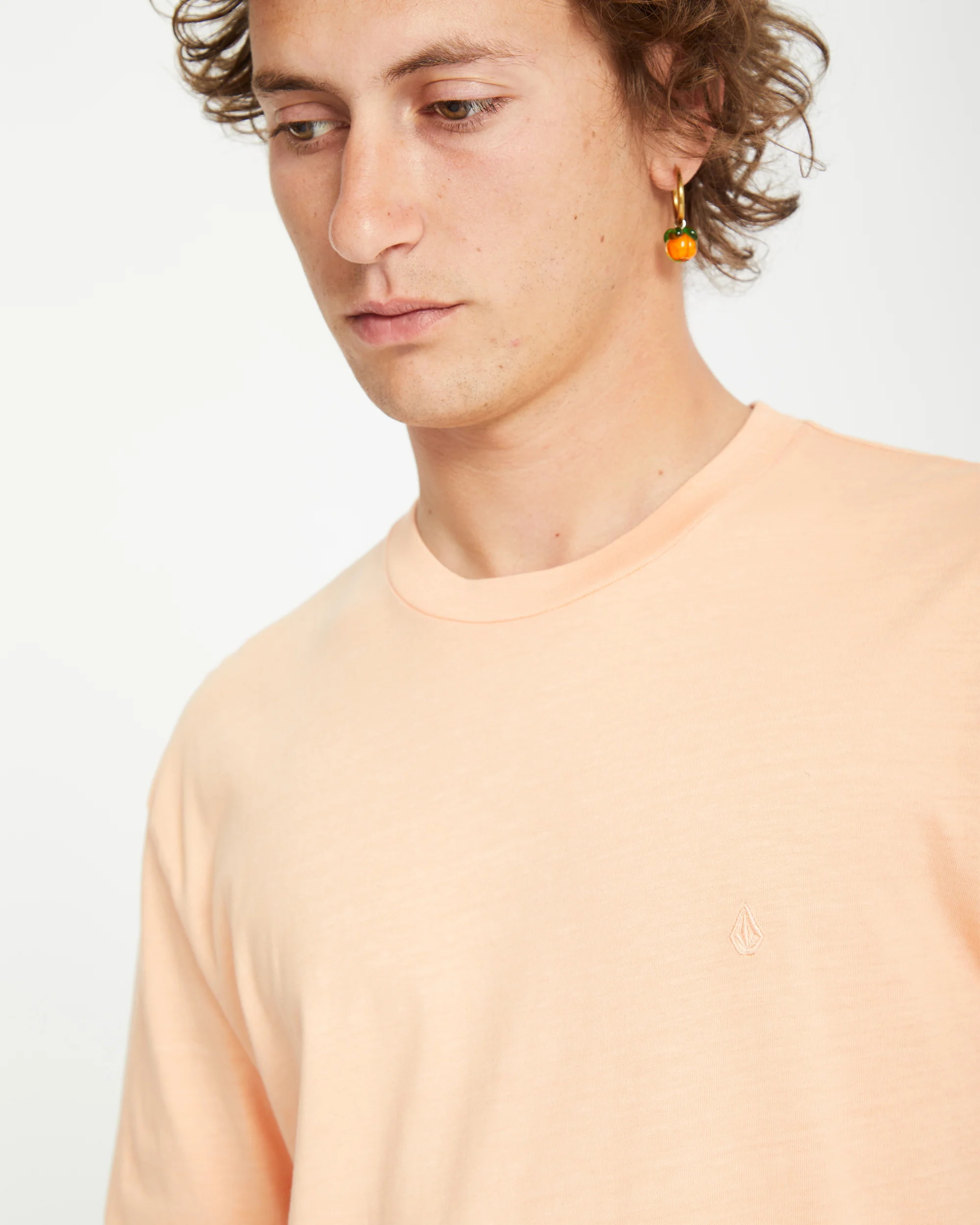 Solid Stone T-shirt - PALE PEACH - Image 6
