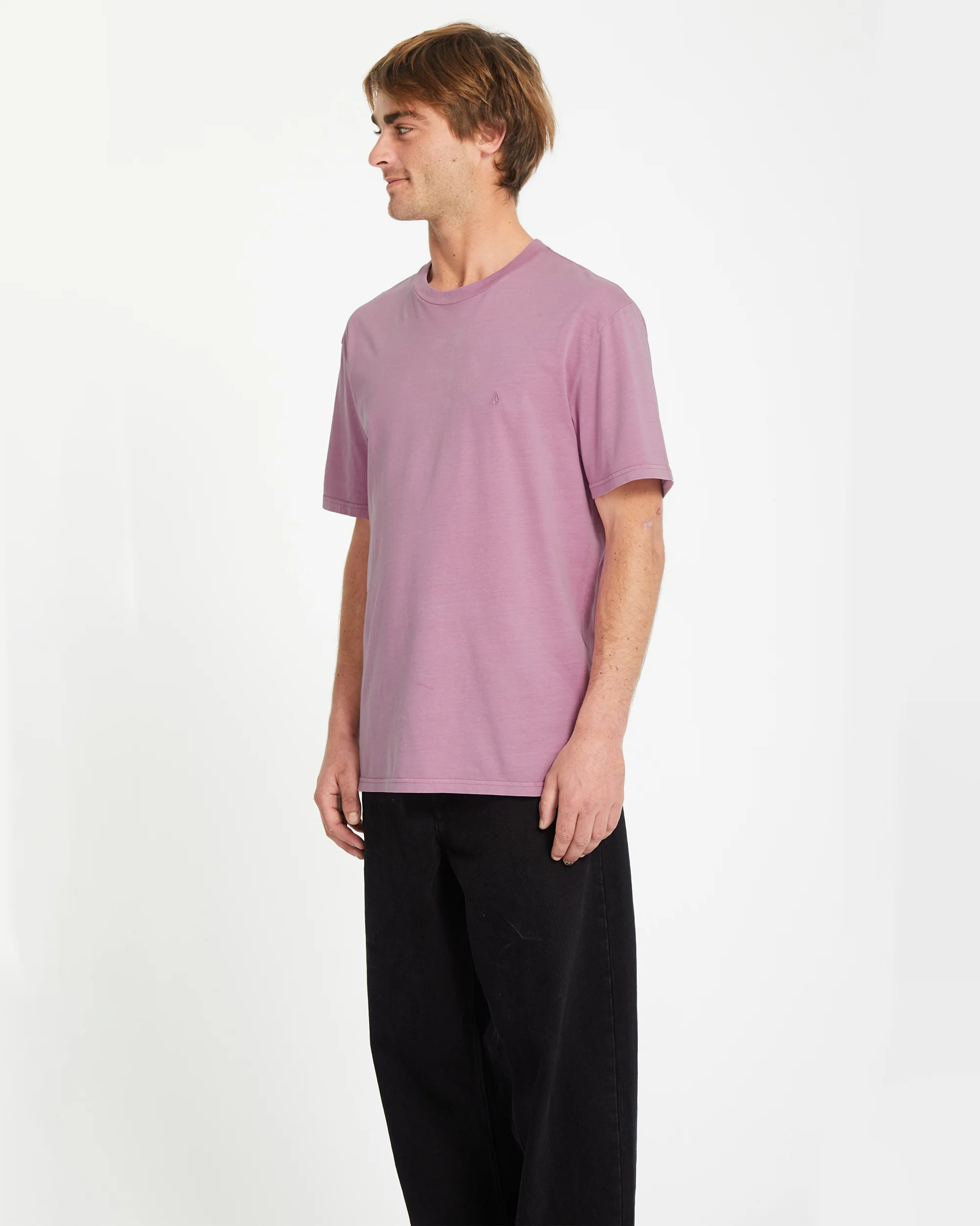 Solid Stone T-shirt - STEEL PURPLE - Image 3