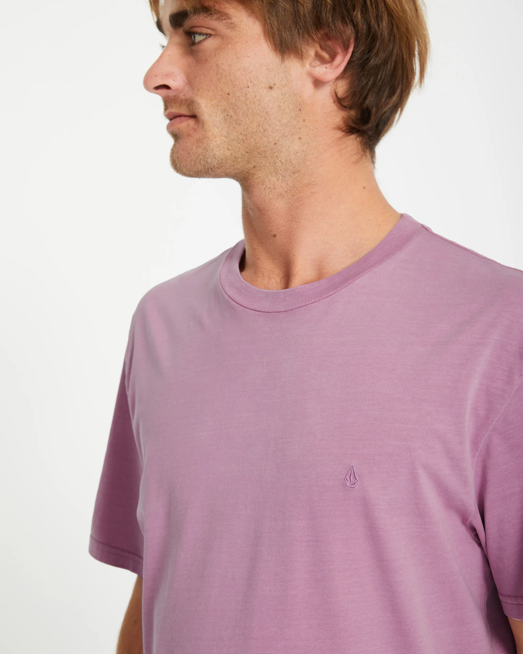Solid Stone T-shirt - STEEL PURPLE - Image 4