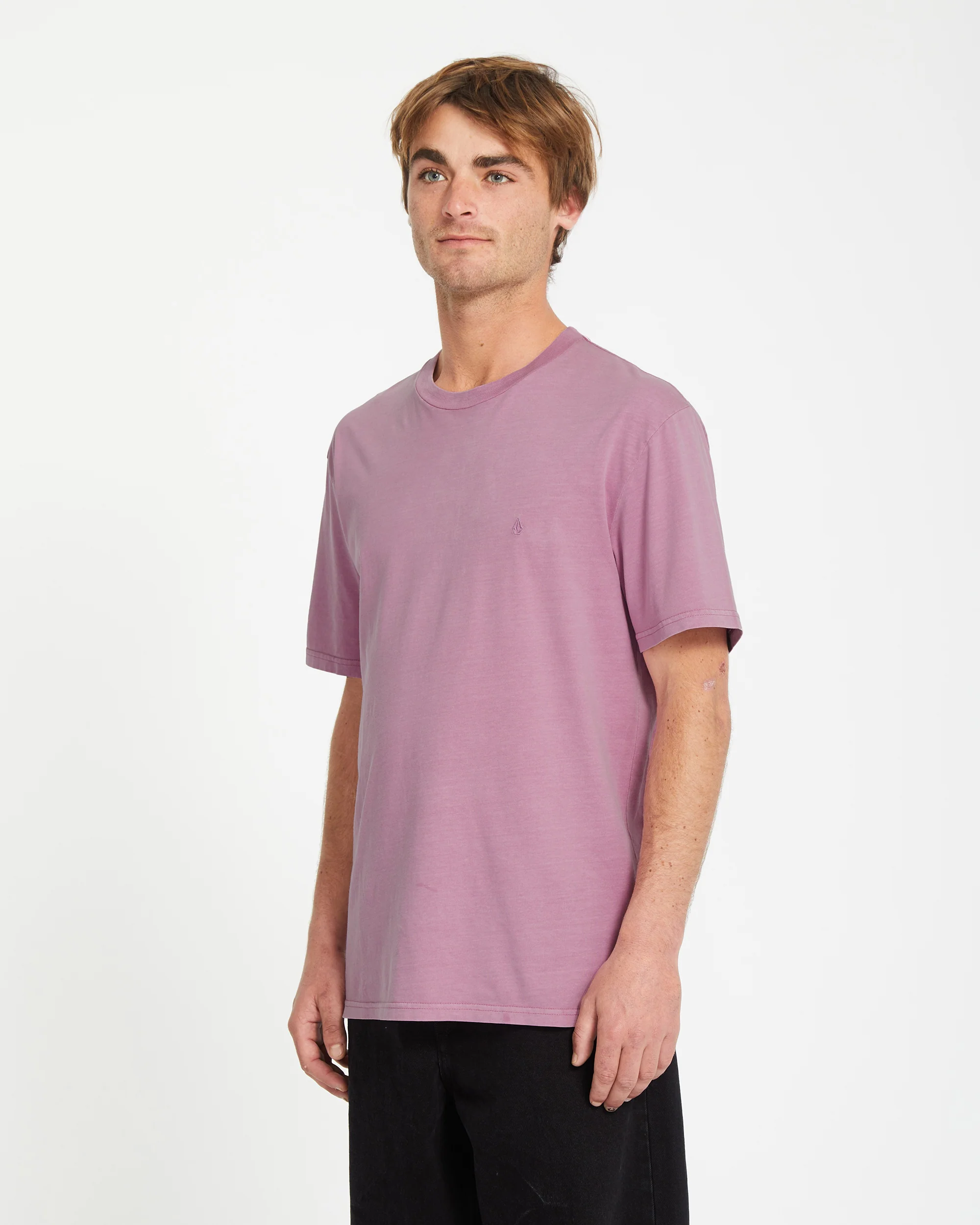 Solid Stone T-shirt - STEEL PURPLE - Image 6