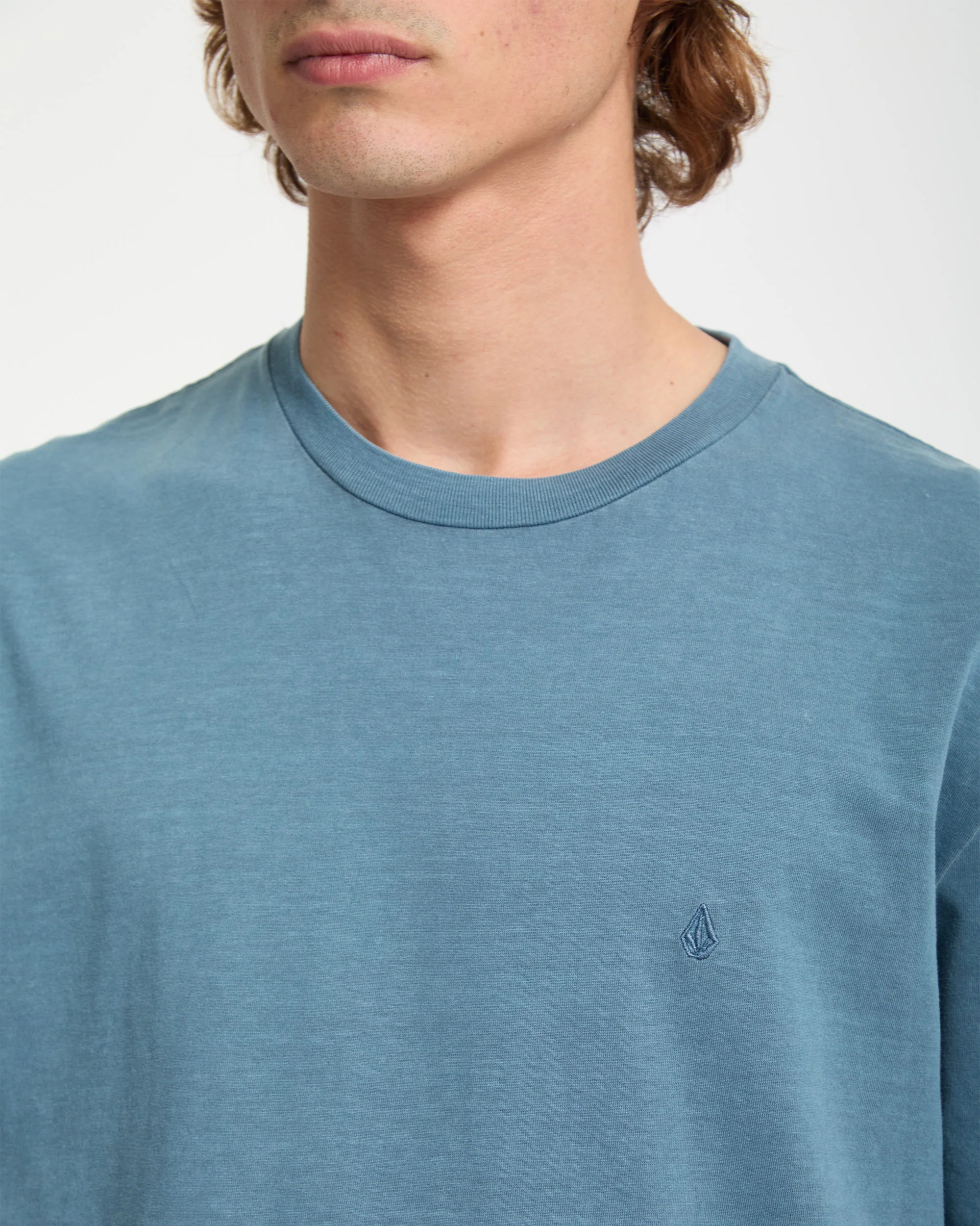 Solid Stone T-Shirt - Blue Wash - Image 3