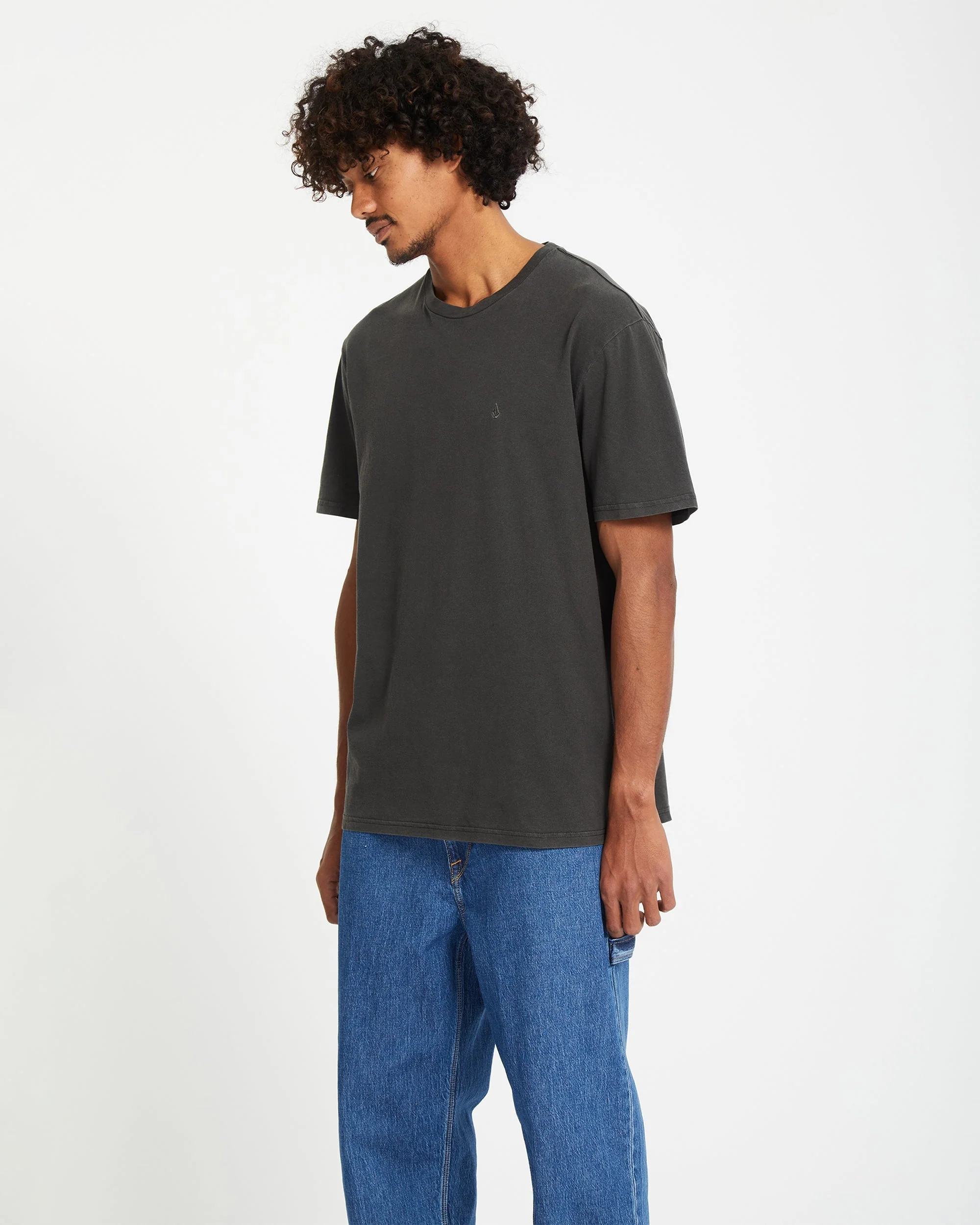 Solid Stone T-Shirt - Black - Image 3