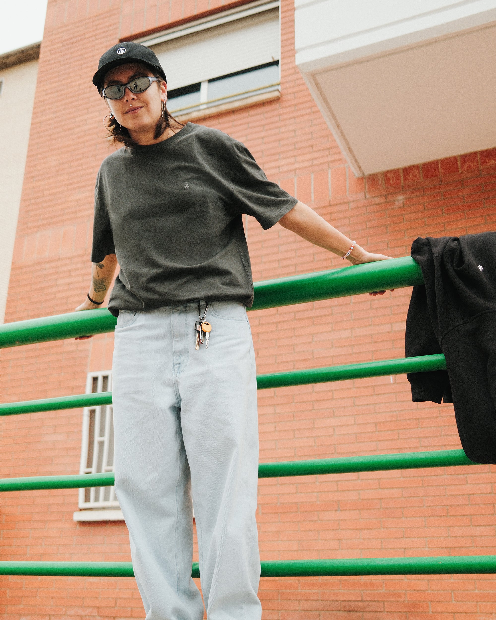 Solid Stone T-Shirt - Black - Image 5
