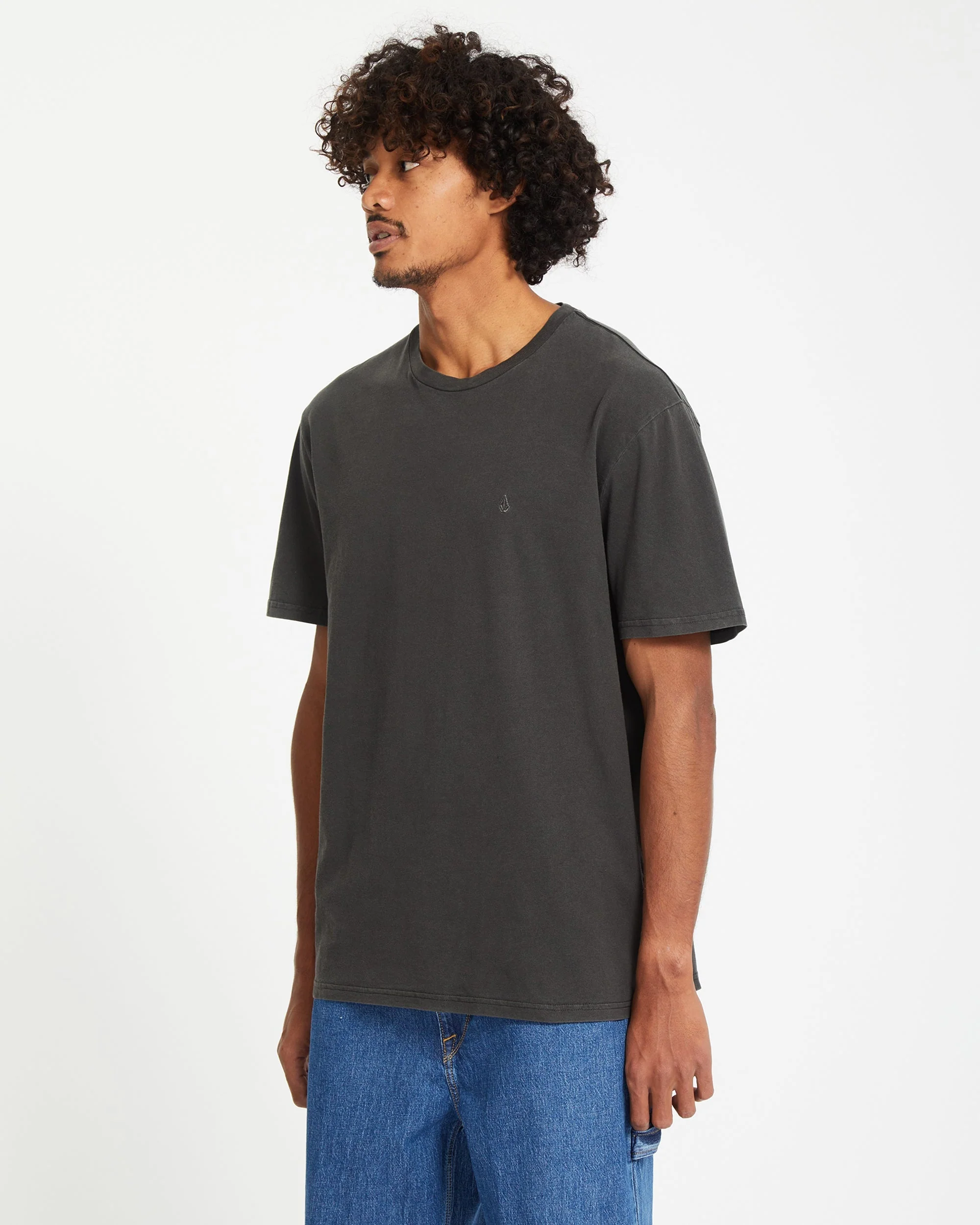 Solid Stone T-Shirt - Black - Image 8