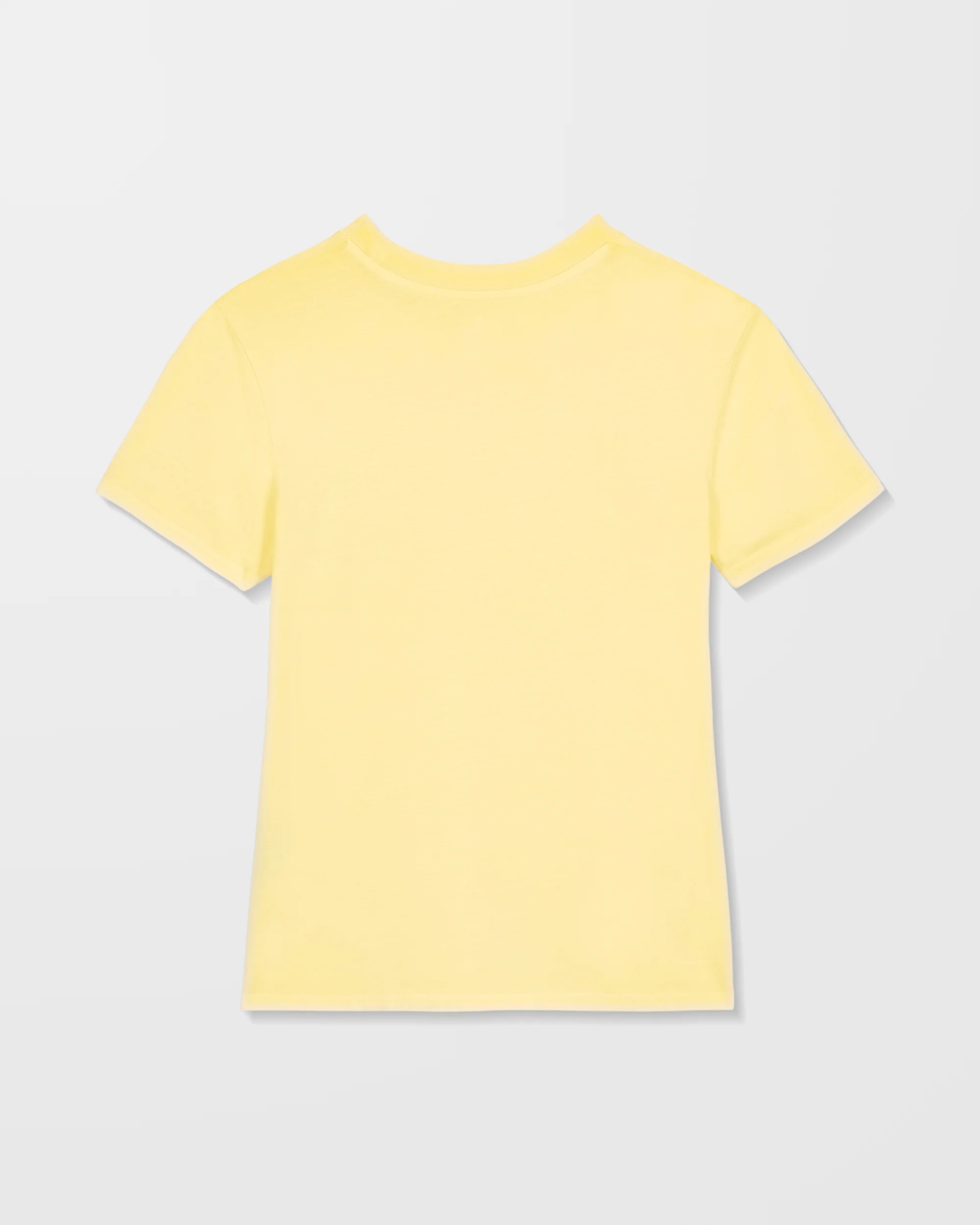 Solid Stone Emb T-Shirt - Dawn Yellow - Image 8