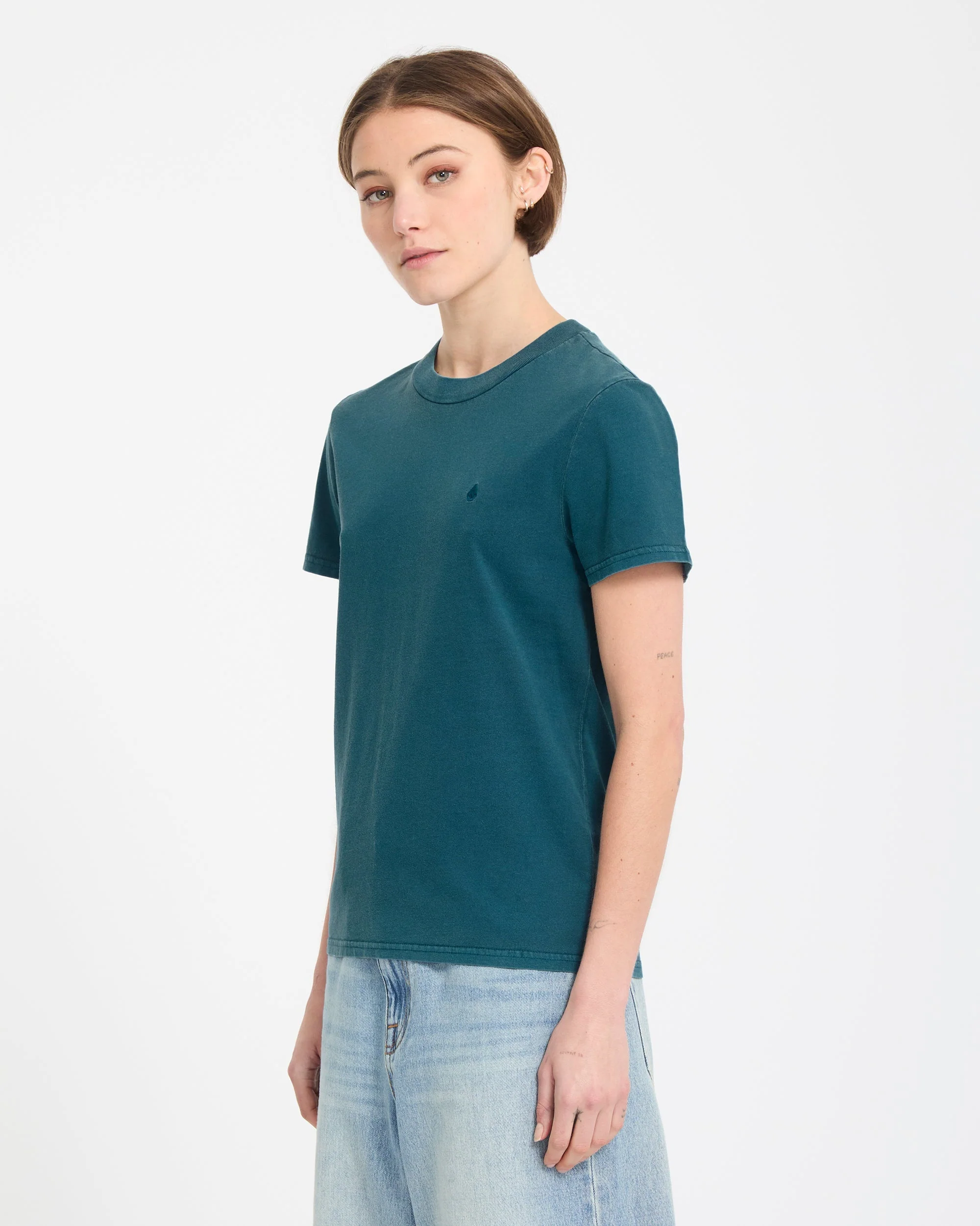 Solid Stone T-Shirt - Atlantic Deep - Image 3