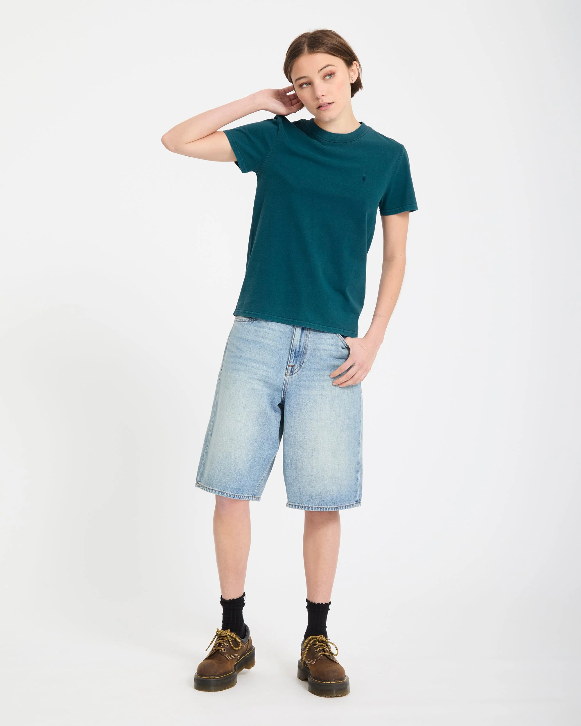 Solid Stone T-Shirt - Atlantic Deep - Image 7