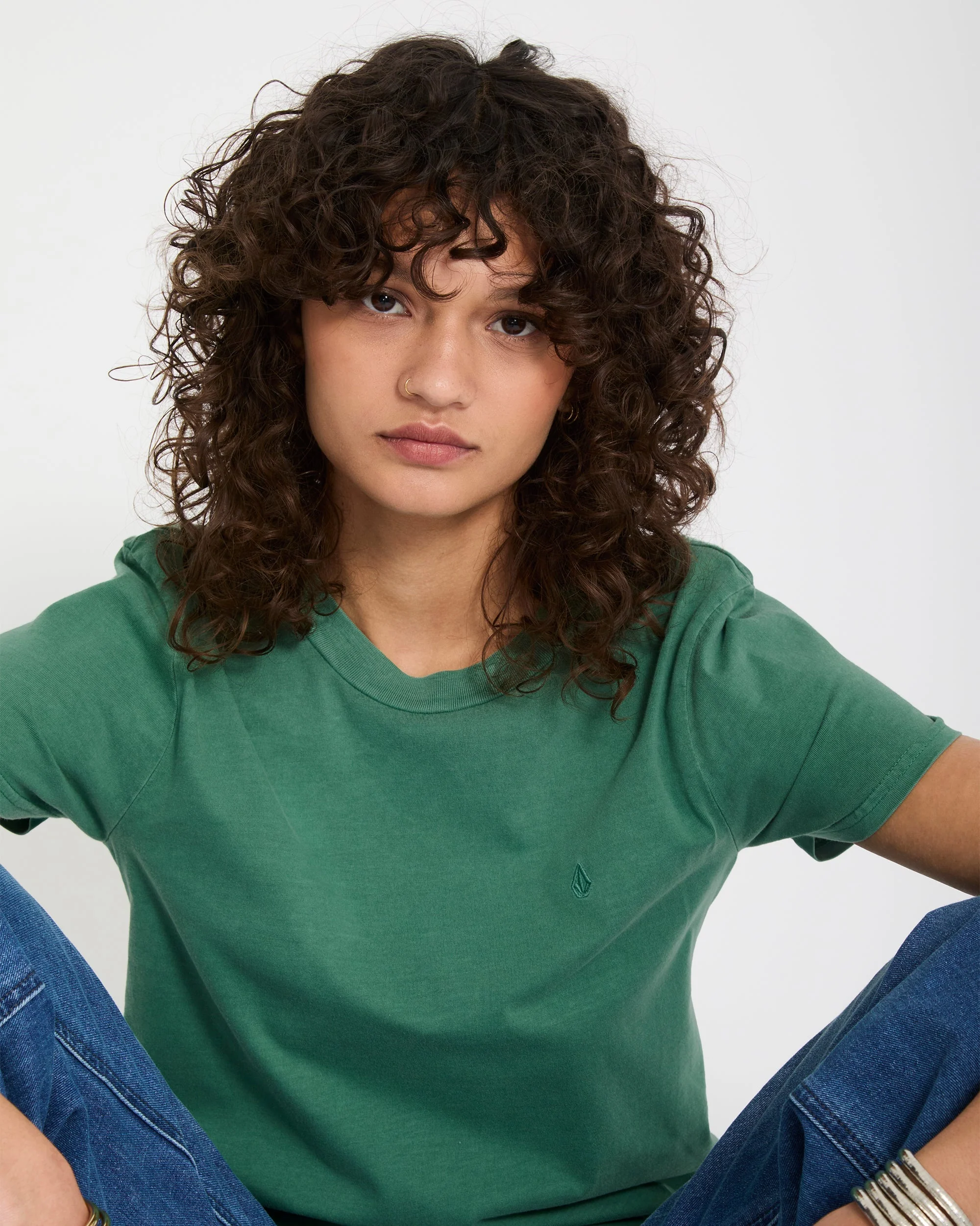 Solid Stone T-Shirt - Evergreen - Image 8