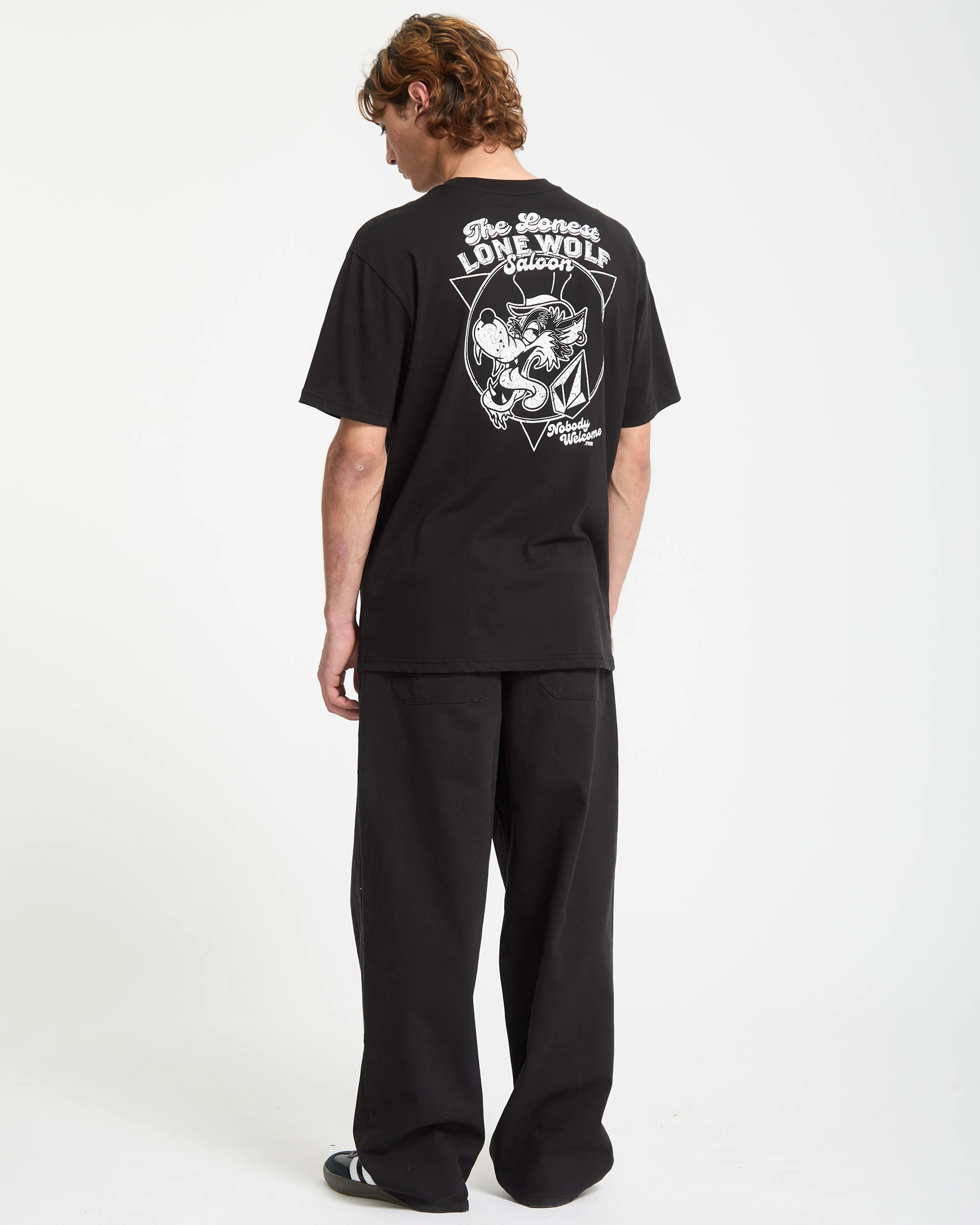 Solo Wolf T-Shirt - Black - Image 4