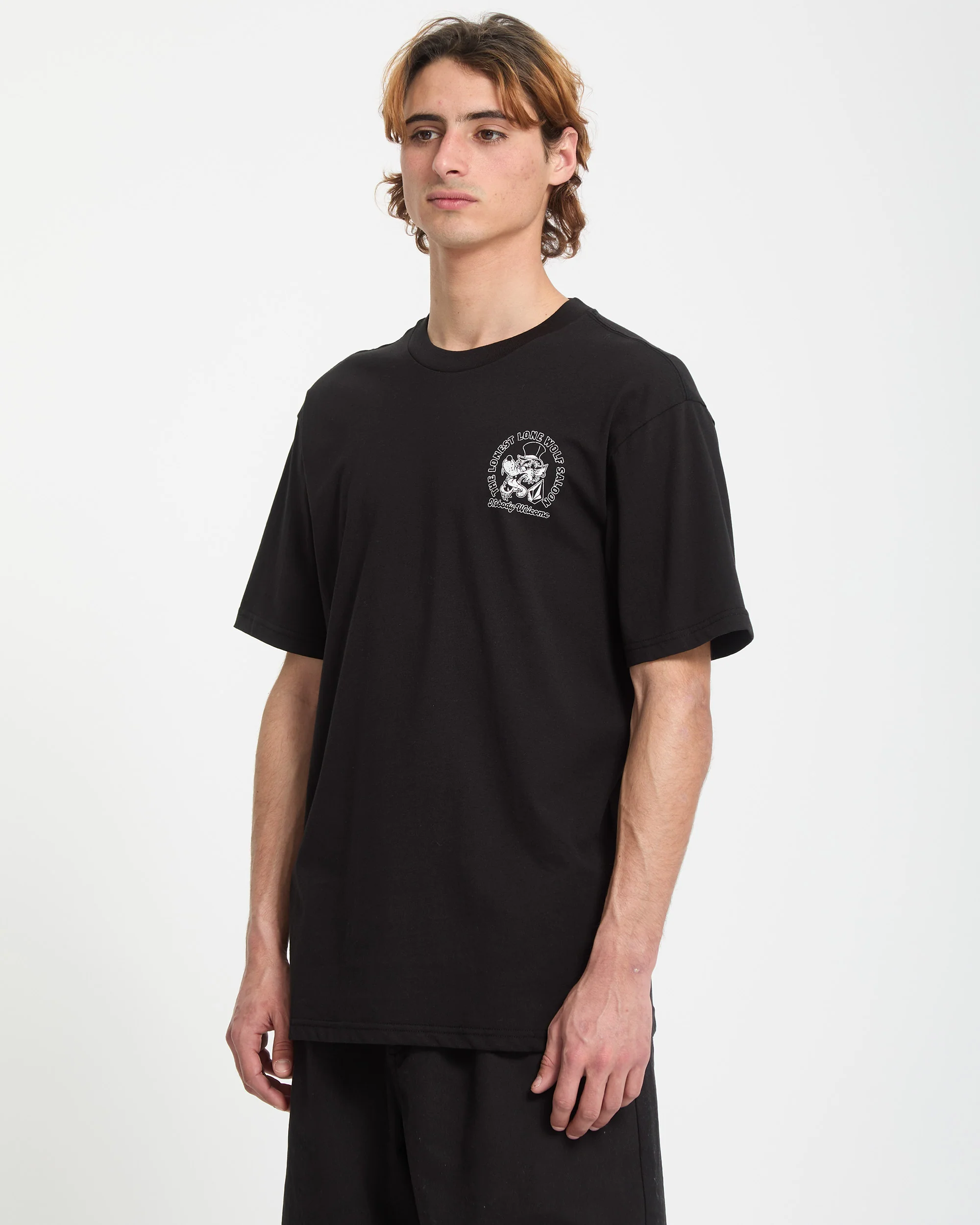 Solo Wolf T-Shirt - Black - Image 5