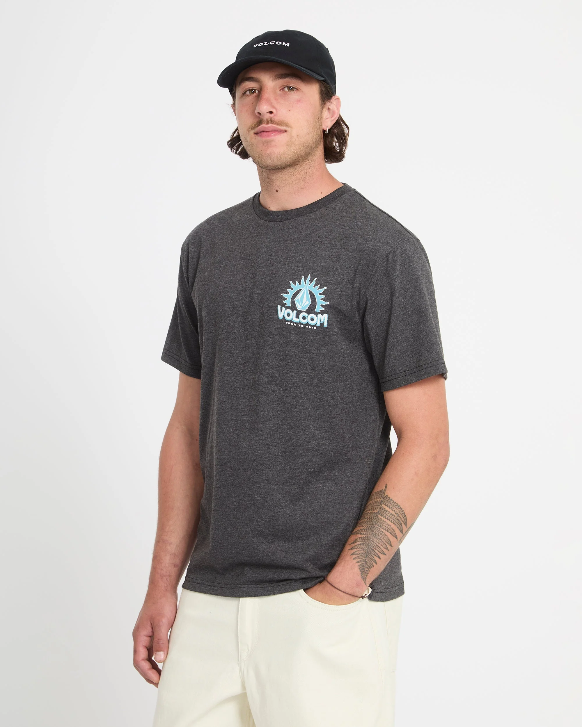 Solstice T-Shirt - Heather Black - Image 6